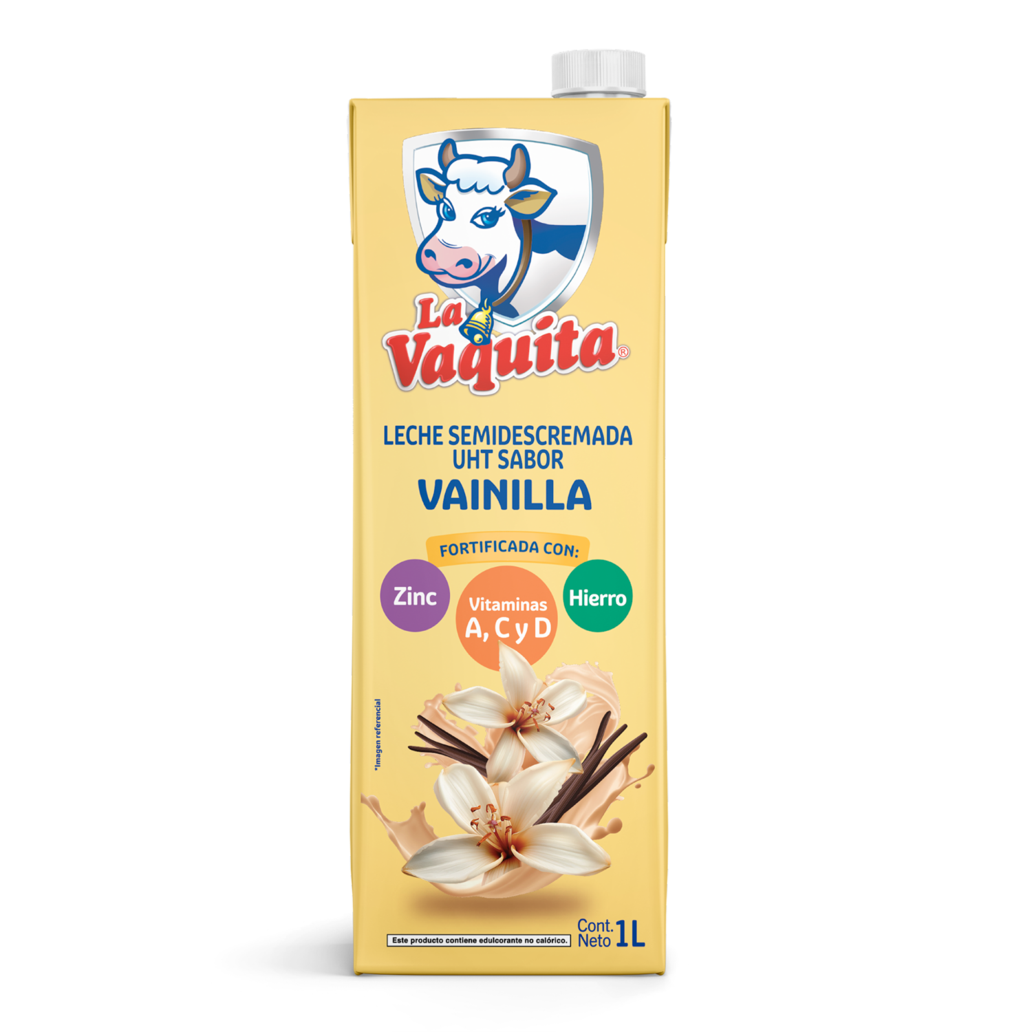 Leche Saborizada Vainilla LA VAQUITA 1000 Ml