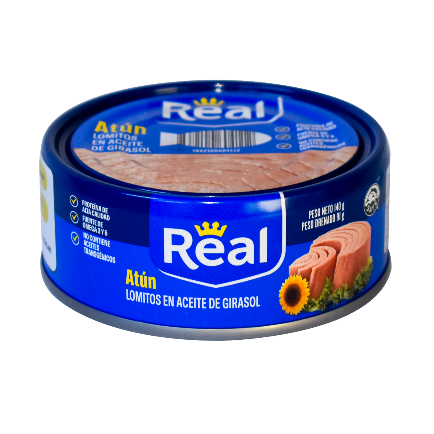 Atún Lomitos En Aceite De Girasol REAL 140 G