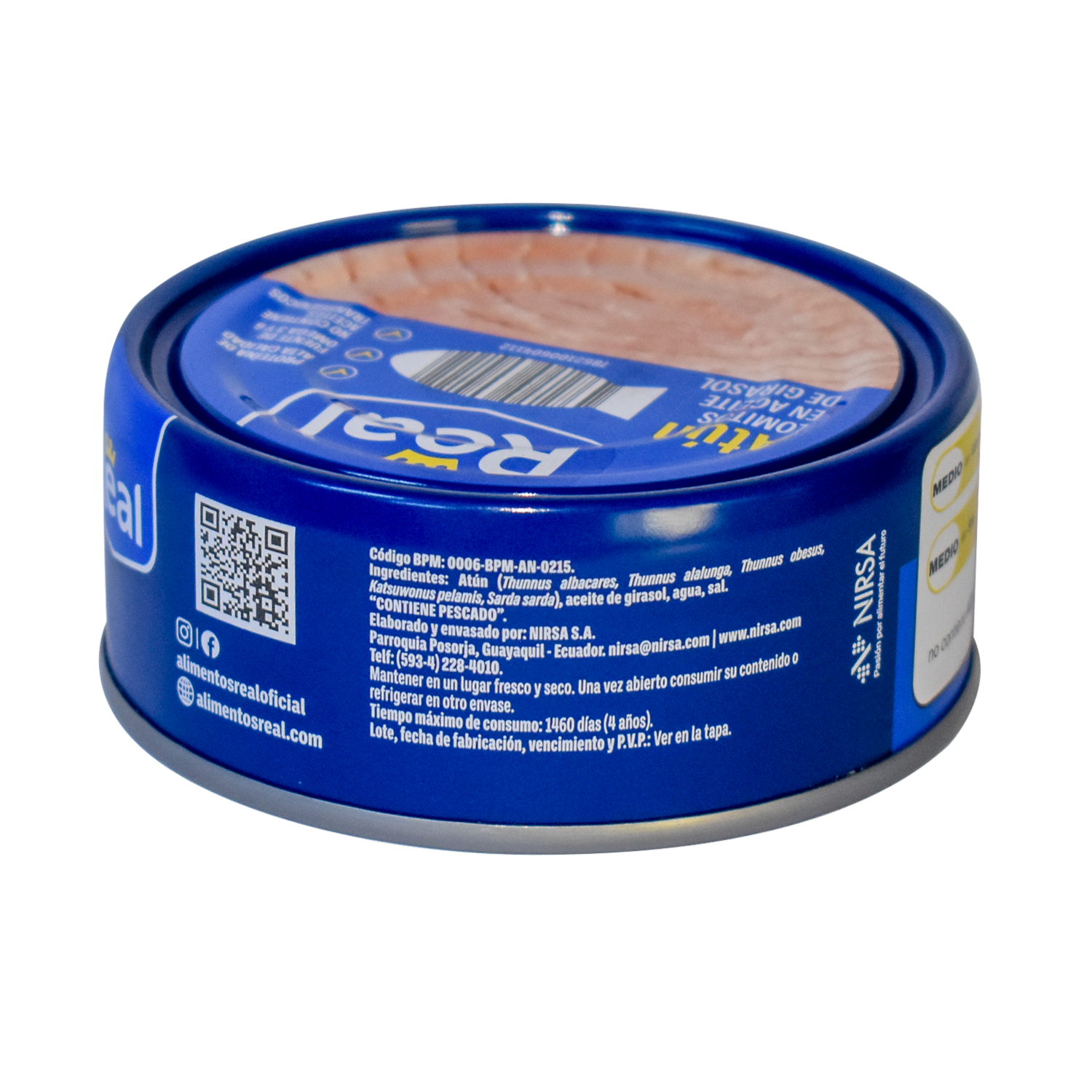 Atún Lomitos En Aceite De Girasol REAL 140 G