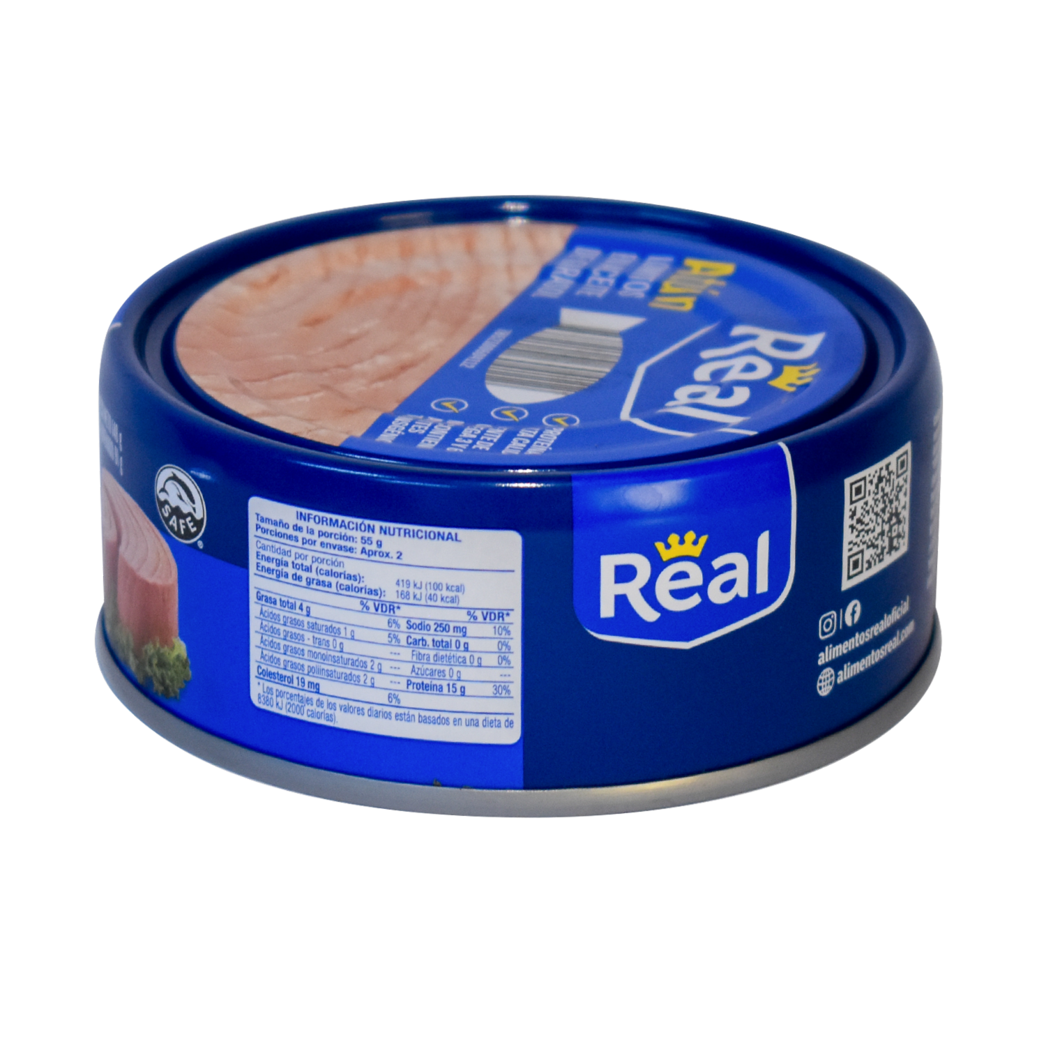 Atún Lomitos En Aceite De Girasol REAL 140 G