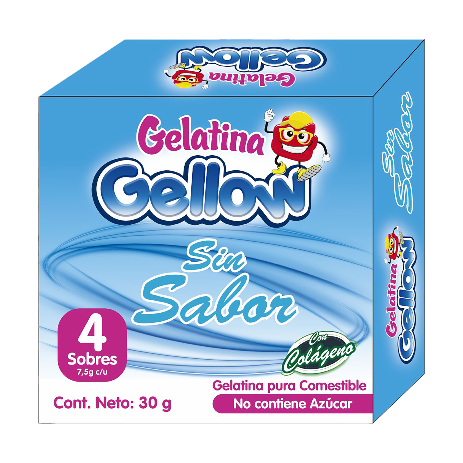 Gelatina Sin Sabor GELLOW 30 G