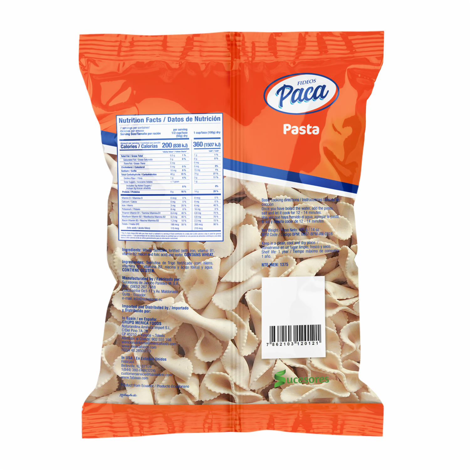 Fideo Lazo Redondo PACA 400 G