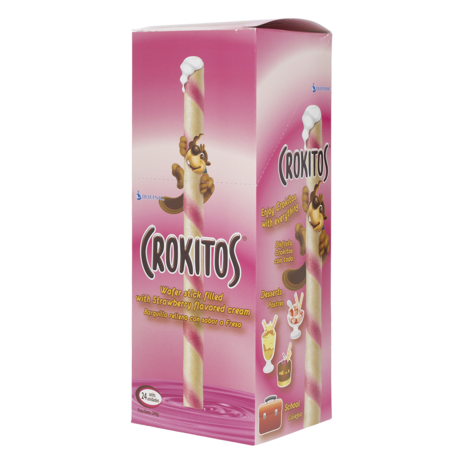 Barquillos De Fresa CROKITOS 240 G