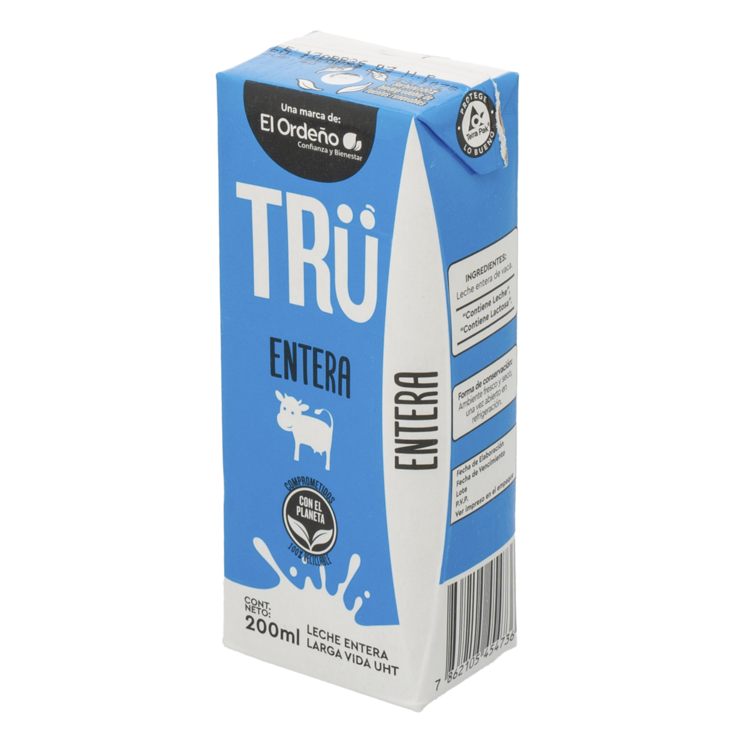 Leche Entera Larga Vida TRÜ 200 ml