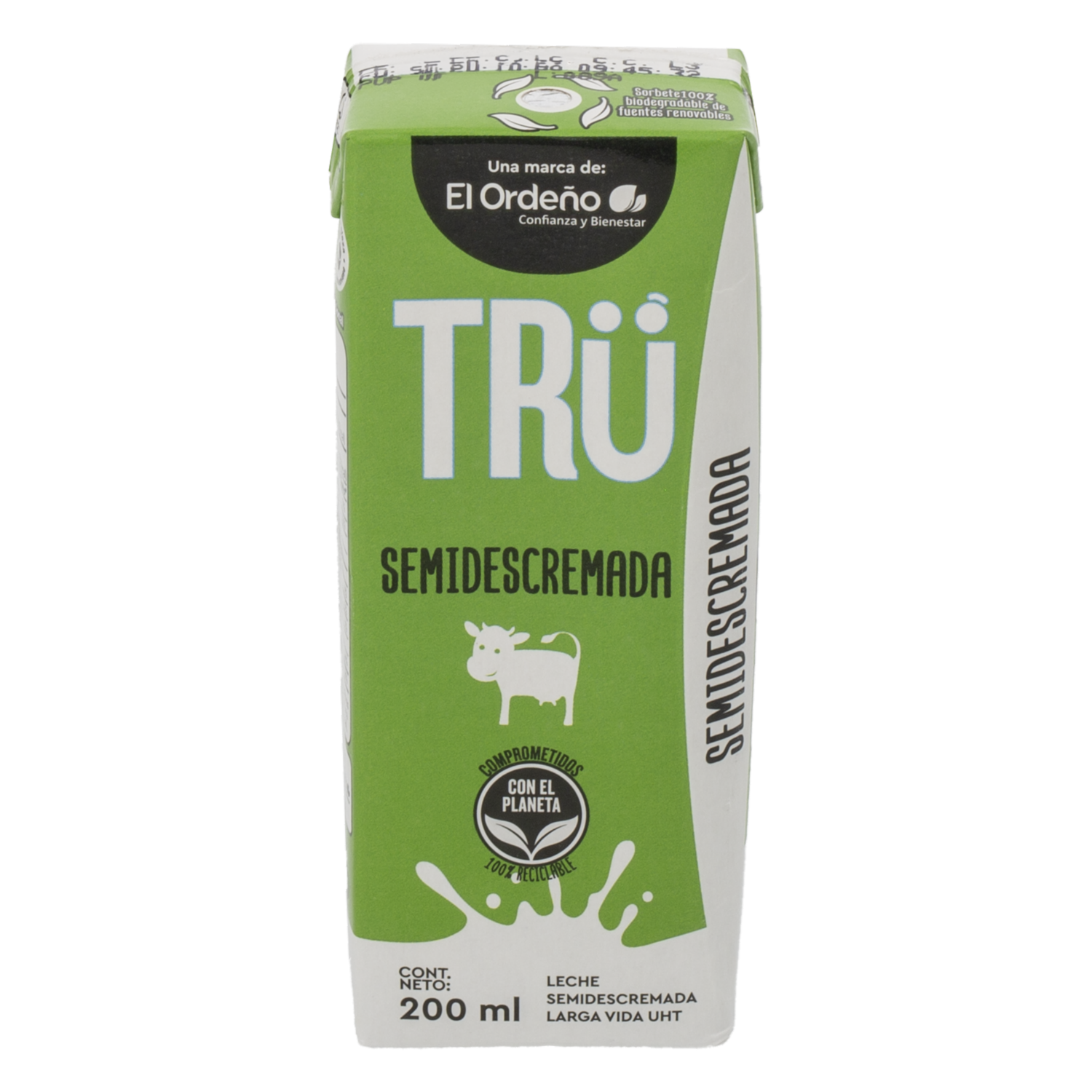 Leche Semidescremada Larga Vida TRÜ 200 ml
