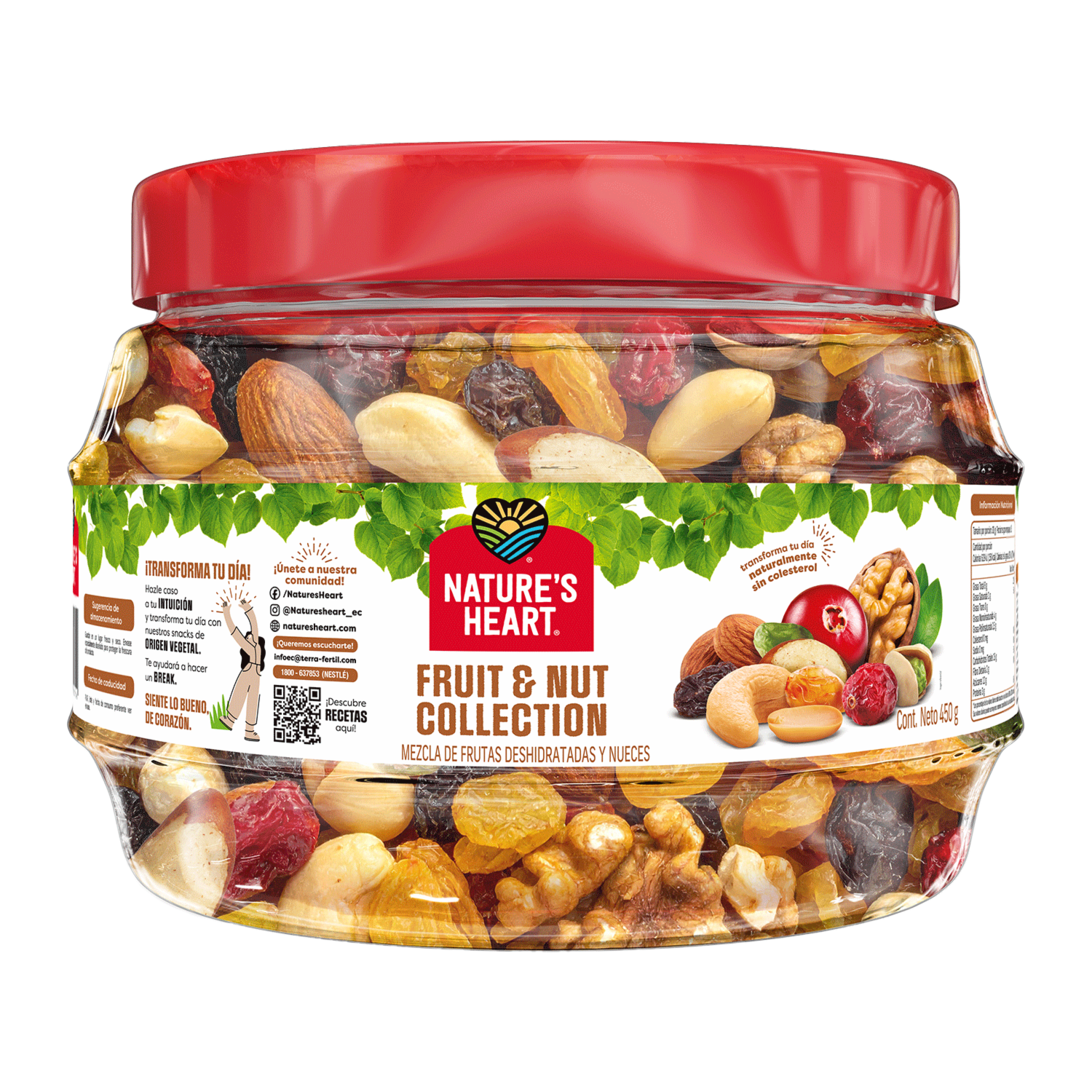 Mix Frutos Secos Deshidratados Y Nueces NATURE’S HEART 450 G