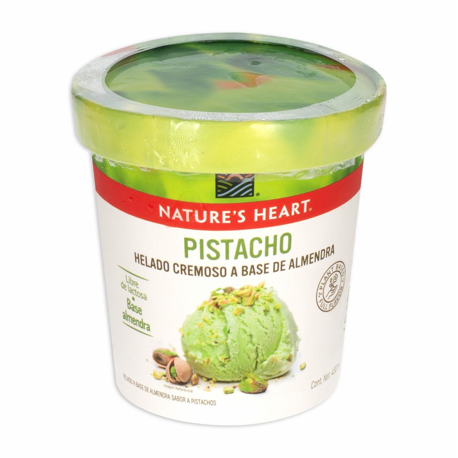 Helado Vegetal Pistacho NATURE´S HEART 450 Ml