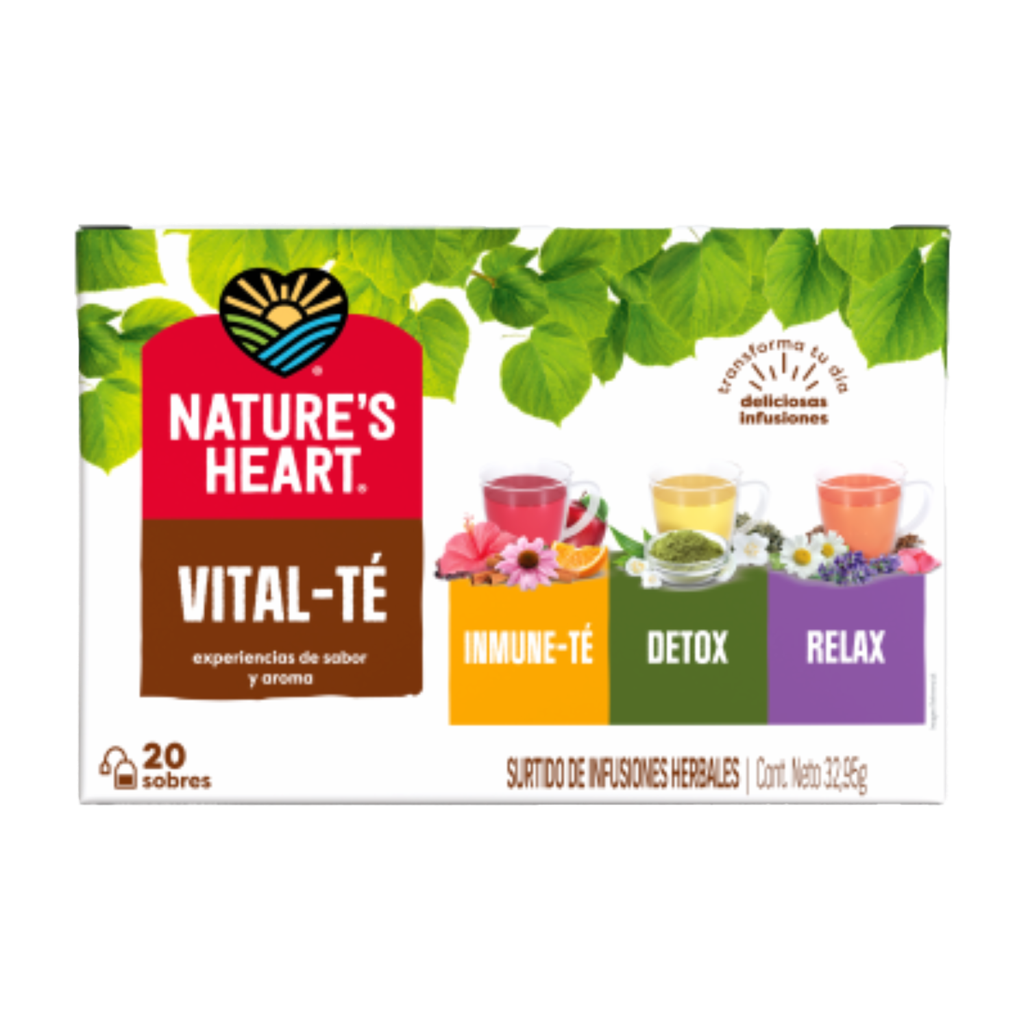 Té Herbal Mix NATURES HEART 32.75 G
