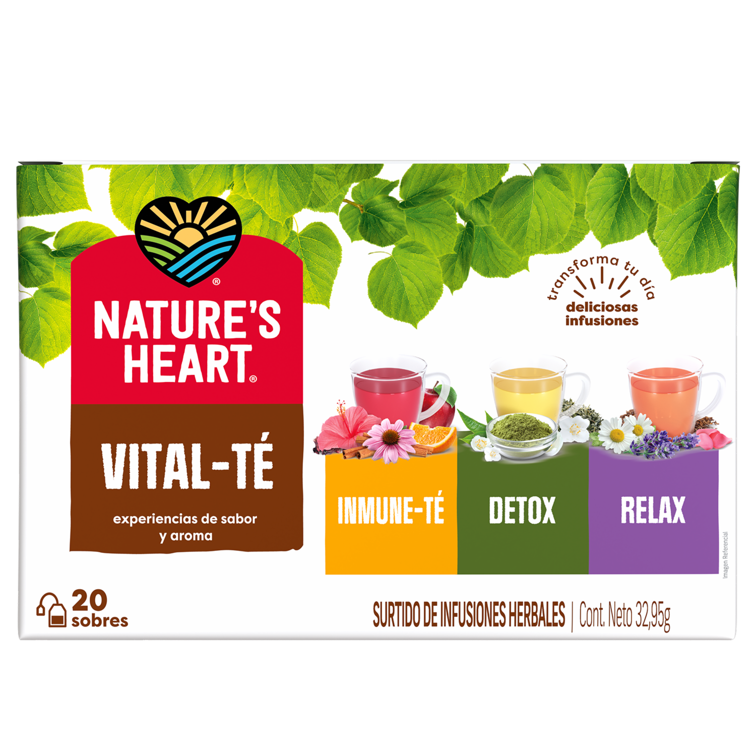 Té Mix Vital-Te NATURE’S HEART 20 X 32.96 G