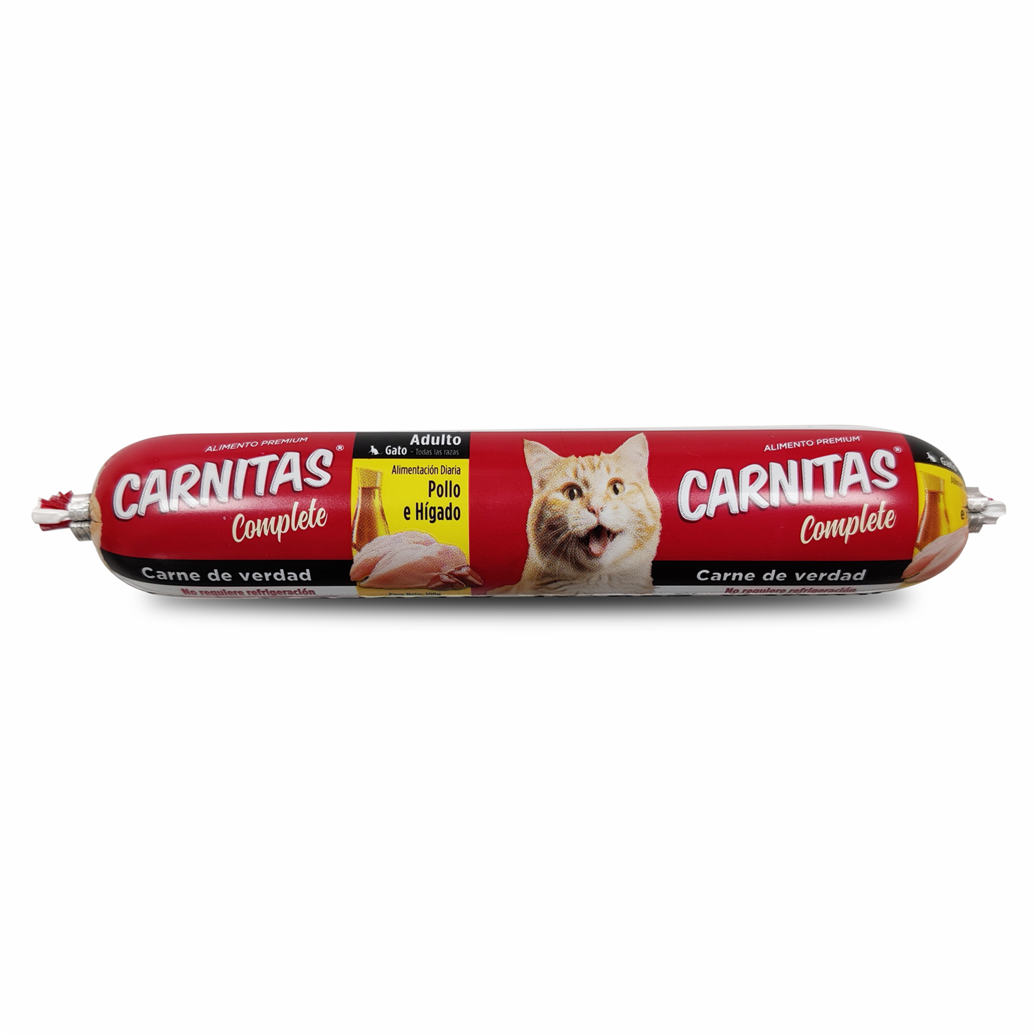 Alimento Húmedo Para Gatos De Pollo E Hígado Complete CARNITAS 100 G