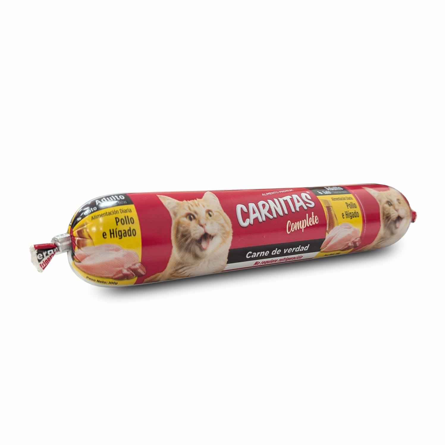 Alimento Húmedo Para Gatos De Pollo E Hígado Complete CARNITAS 100 G