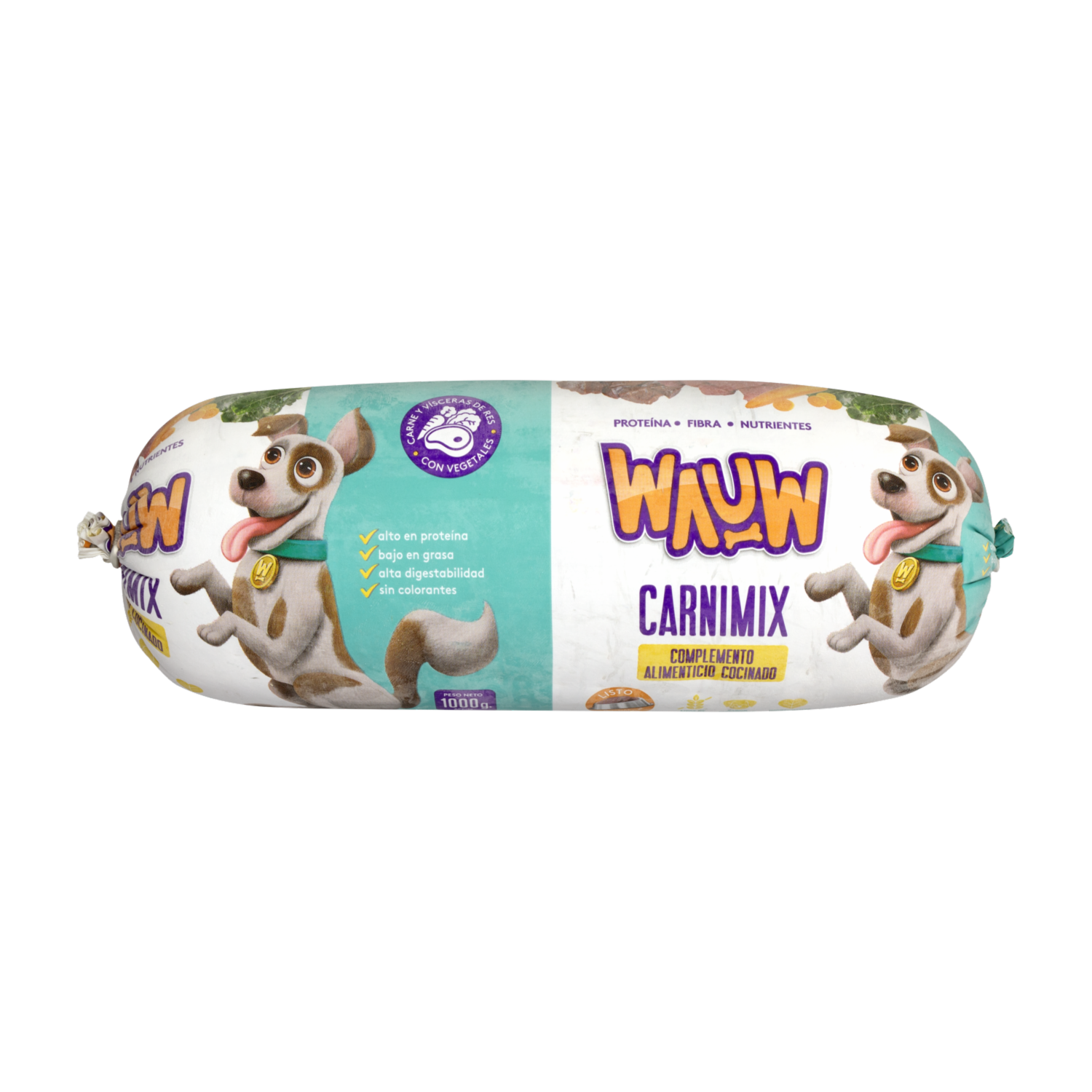 Alimento Para Perros Cocido WAUW 1000 G