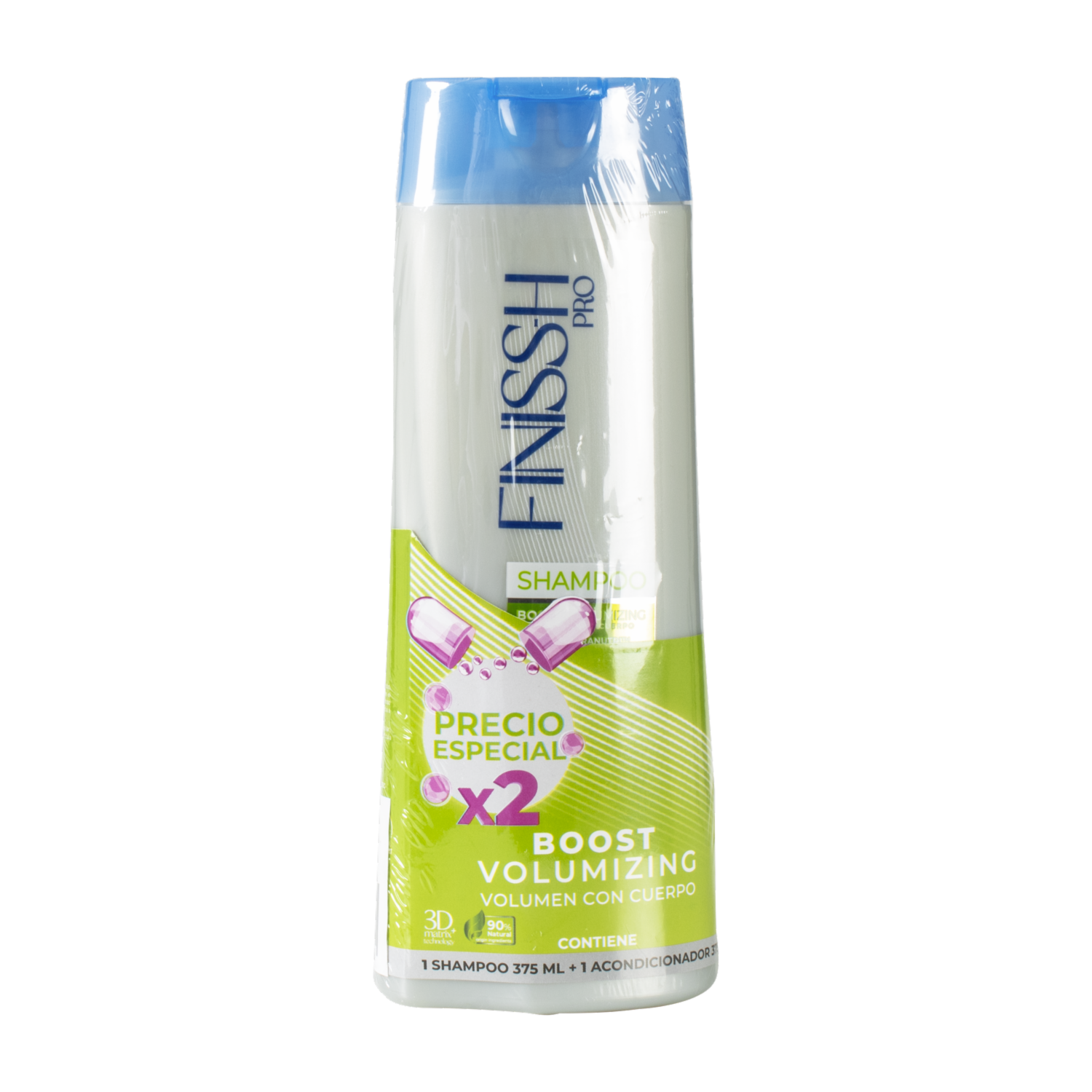 Kit Capilar Shampoo Y Acondicionador Boost Voluminizing FINISSH PRO 700 Ml