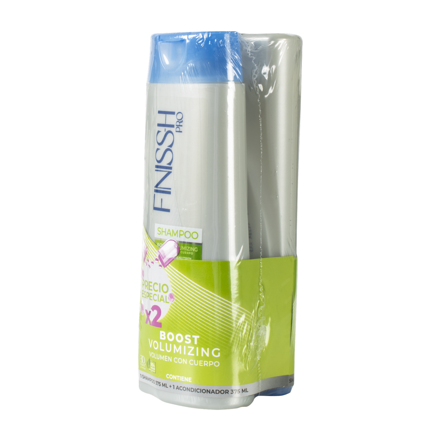 Kit Capilar Shampoo Y Acondicionador Boost Voluminizing FINISSH PRO 700 Ml