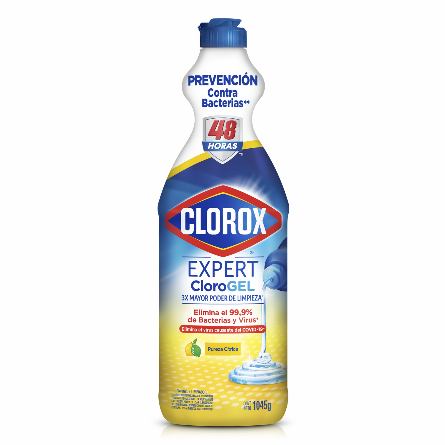 Cloro En Gel Power Pureza Cítrica CLOROX 1 L