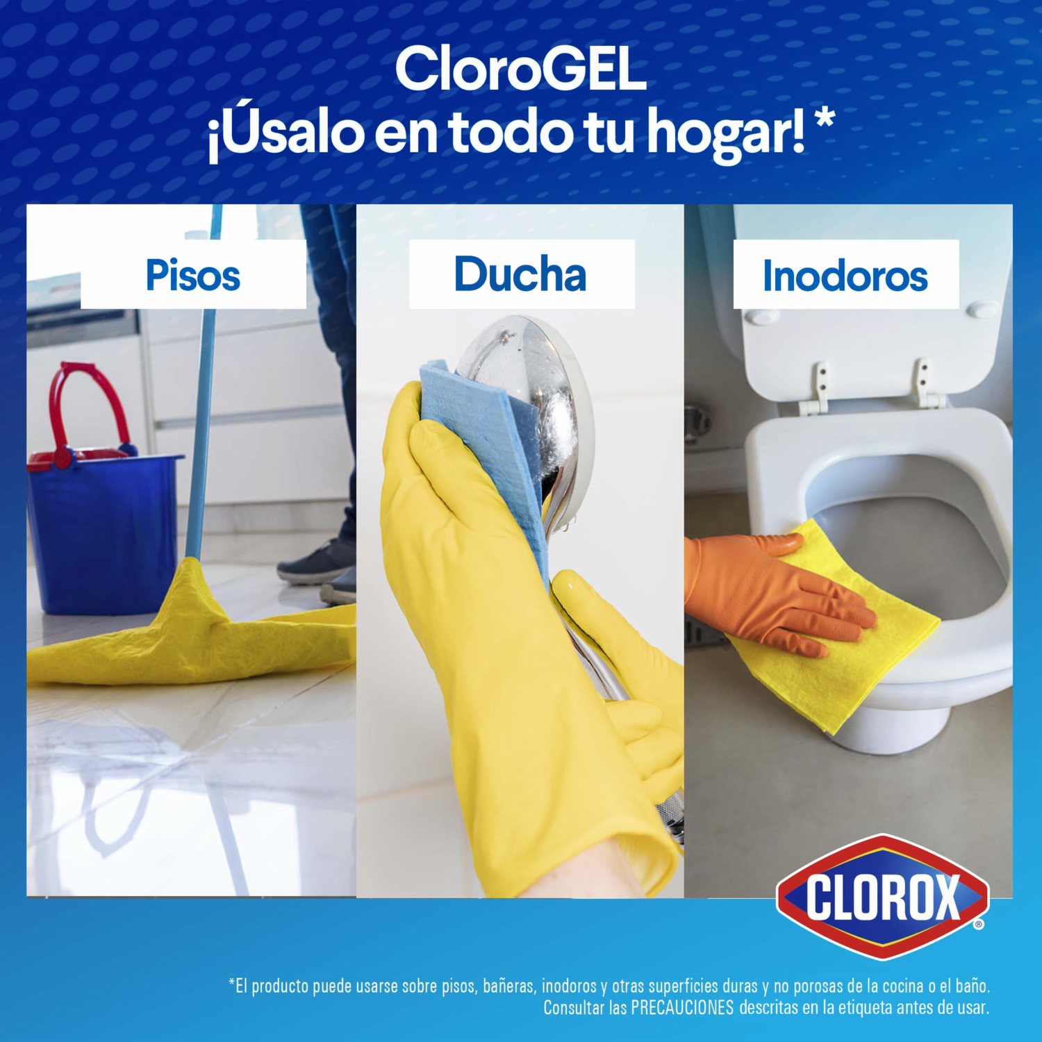 Cloro Power Gel Pureza Cítrica CLOROX 500 Ml