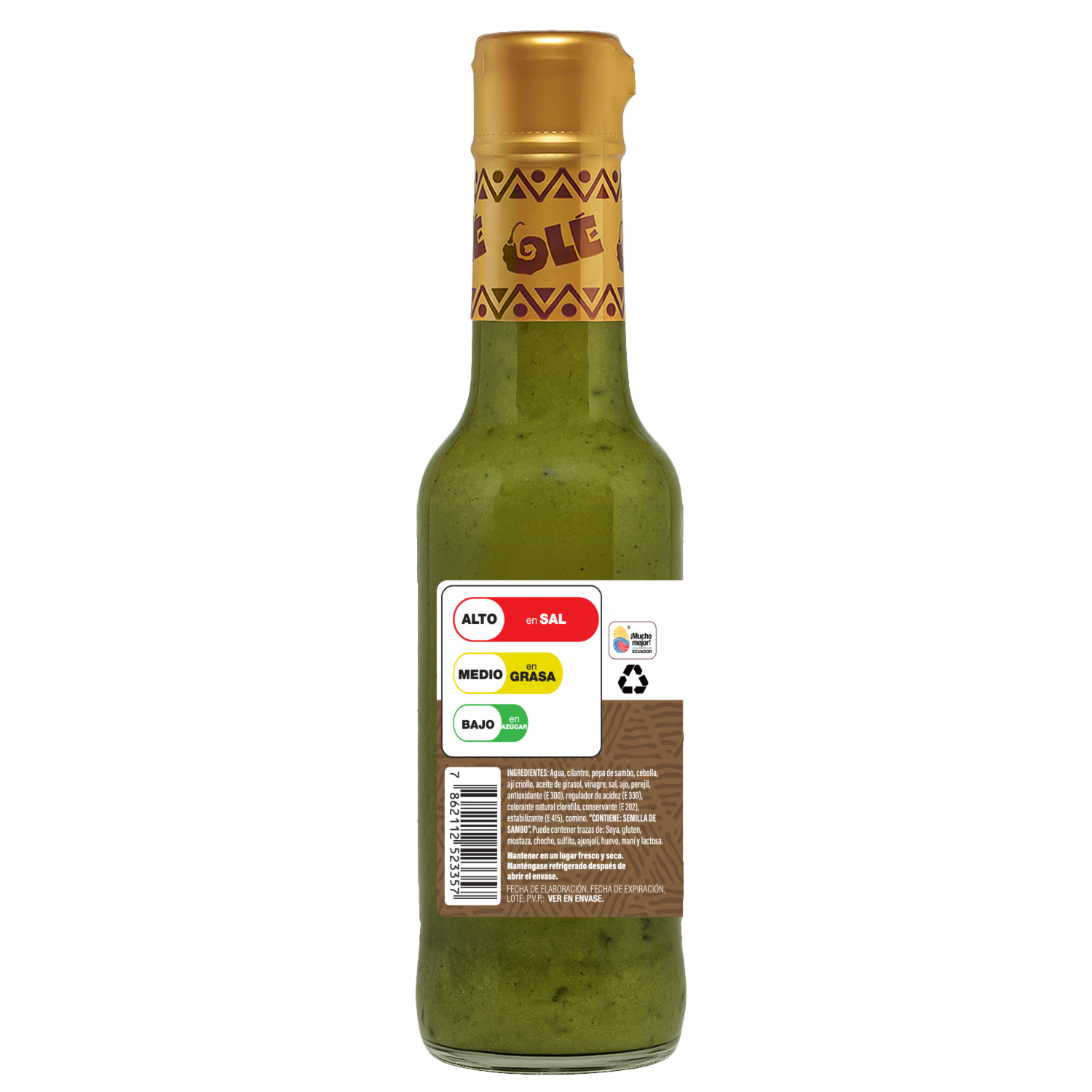 Salsa de Ají Lojano OLÉ 160 G