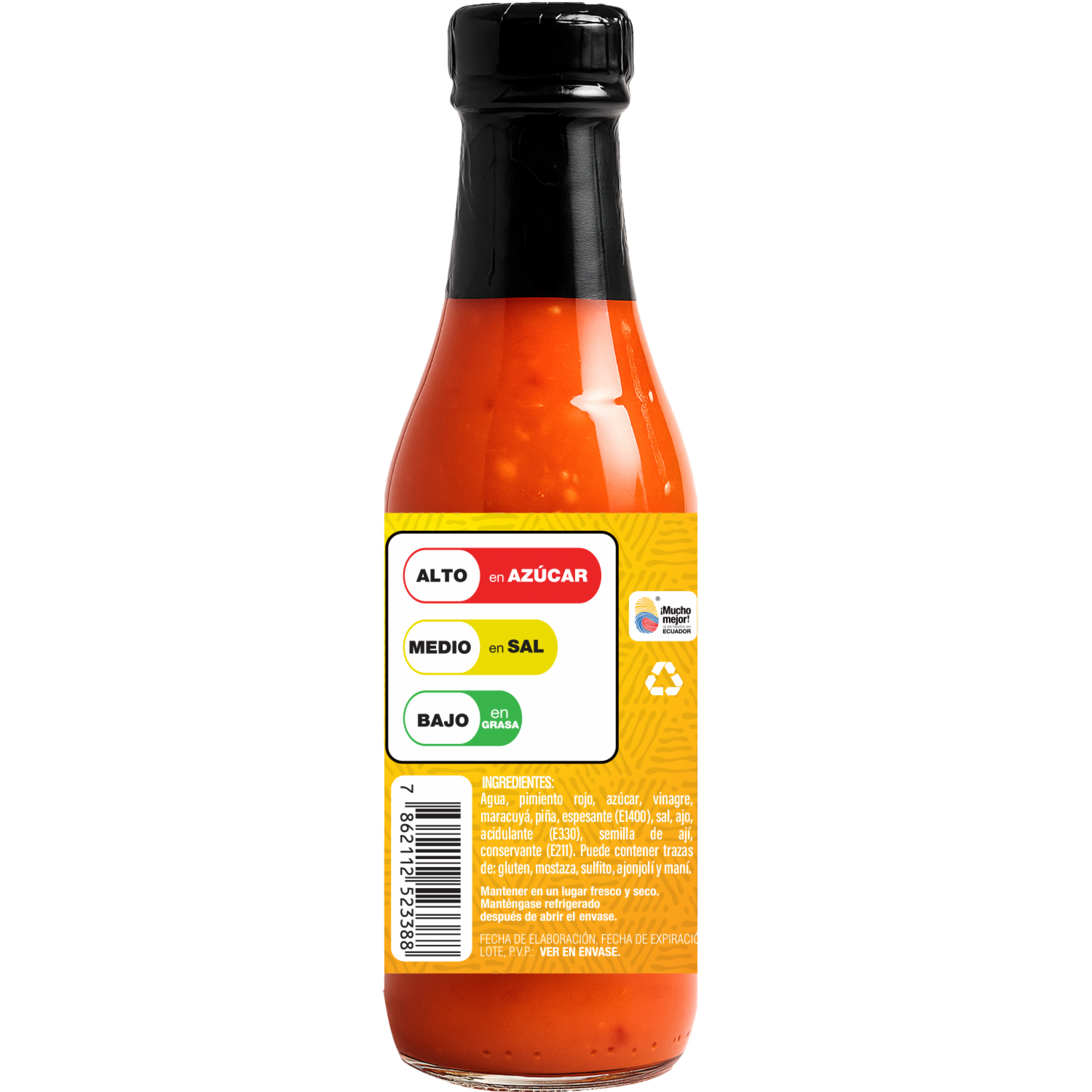 Salsa Agridulce Maracuyá y Piña OLÉ 380 G