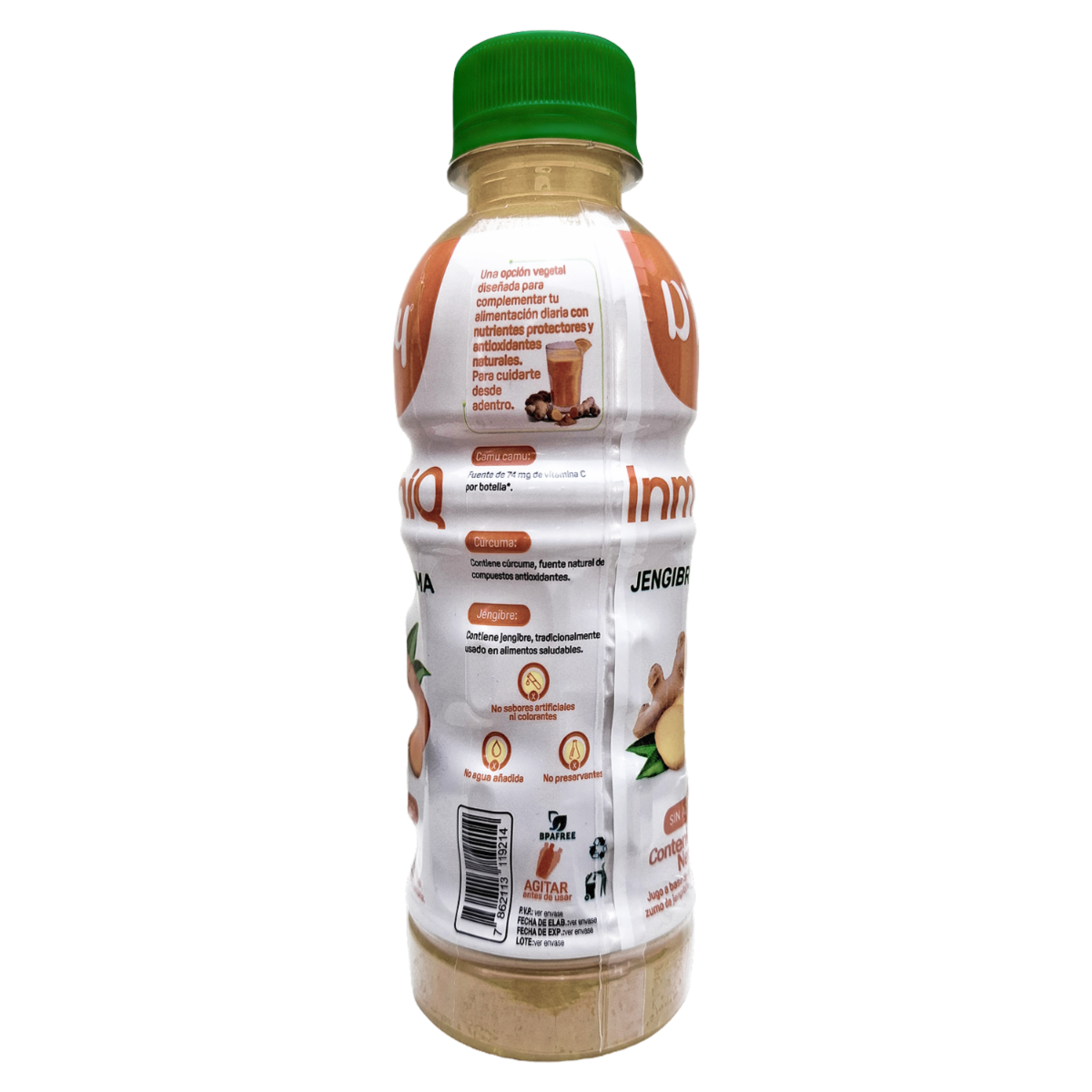 Jugo Funcional De Naranja Con Jengibre Y Cúrcuma Inmuniq D’HOY 240 Ml