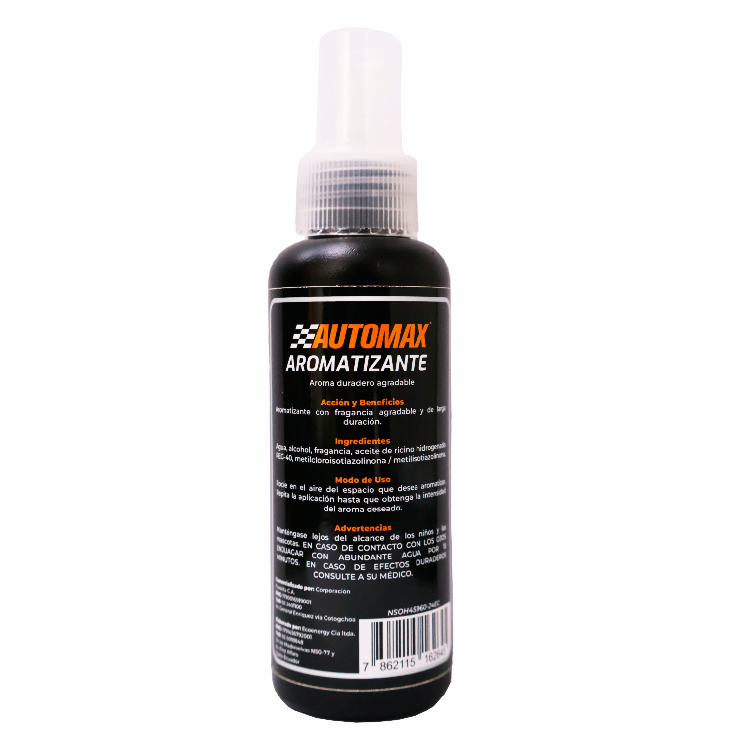 Ambiental Para Auto Aromatizante Auto Black AUTOMAX 120 Ml