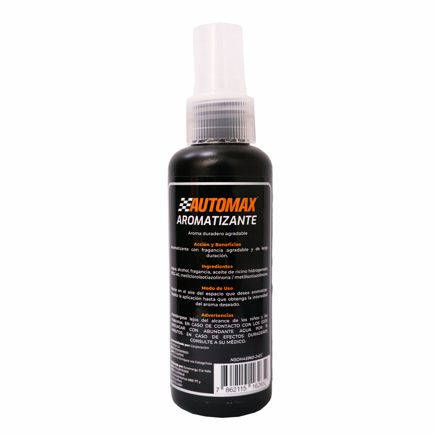 Ambiental Para Auto Aromatizante Manzana Verde AUTOMAX 120 Ml