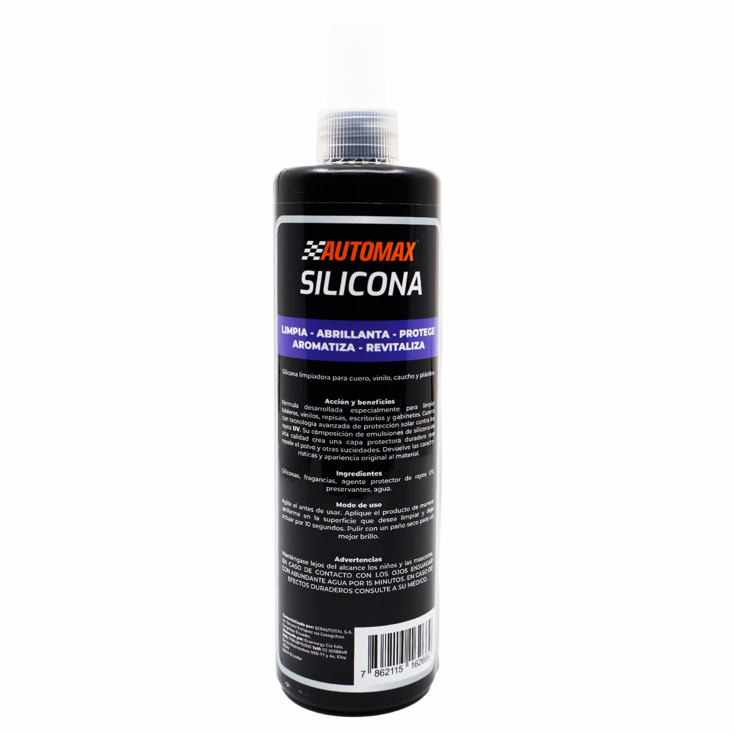 Silicona Automotriz Uv Carro Nuevo AUTOMAX 350 Ml