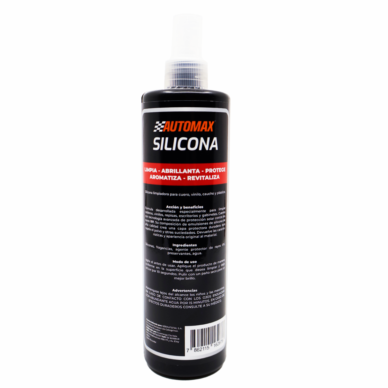 Silicona Automotriz Fragancia Fresa AUTOMAX 350 Ml