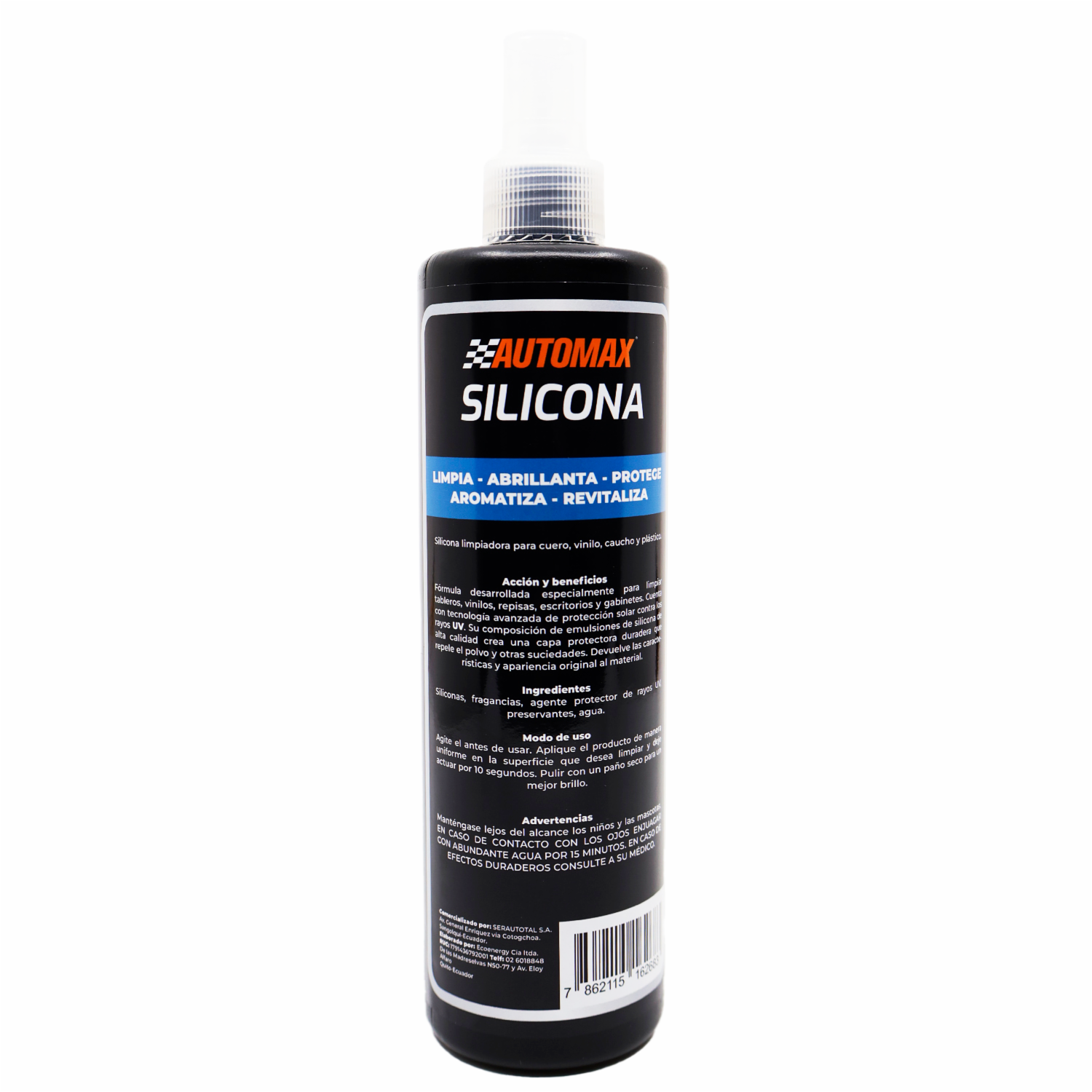 Silicona Automotriz Fragancia Black AUTOMAX 350 Ml