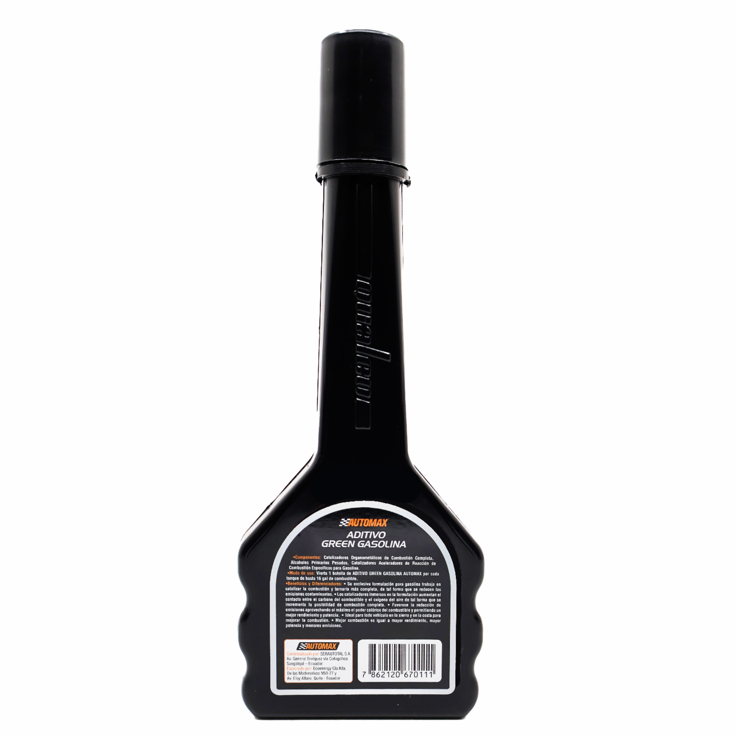 Aditivo Para Gasolina Green Mejorador De Combustión AUTOMAX 125 Ml