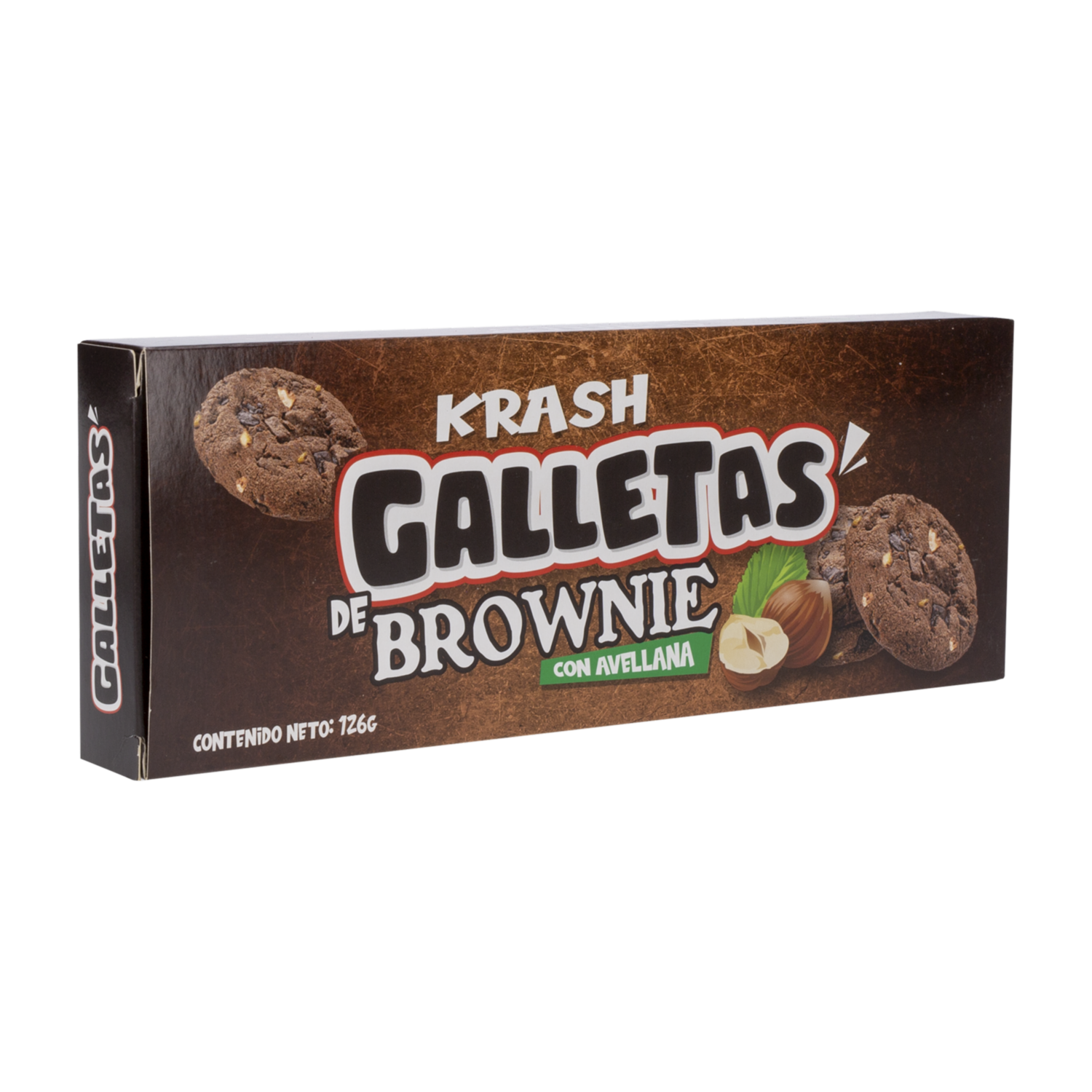 Galletas Brownie Con Avellanas KRASH 126 G