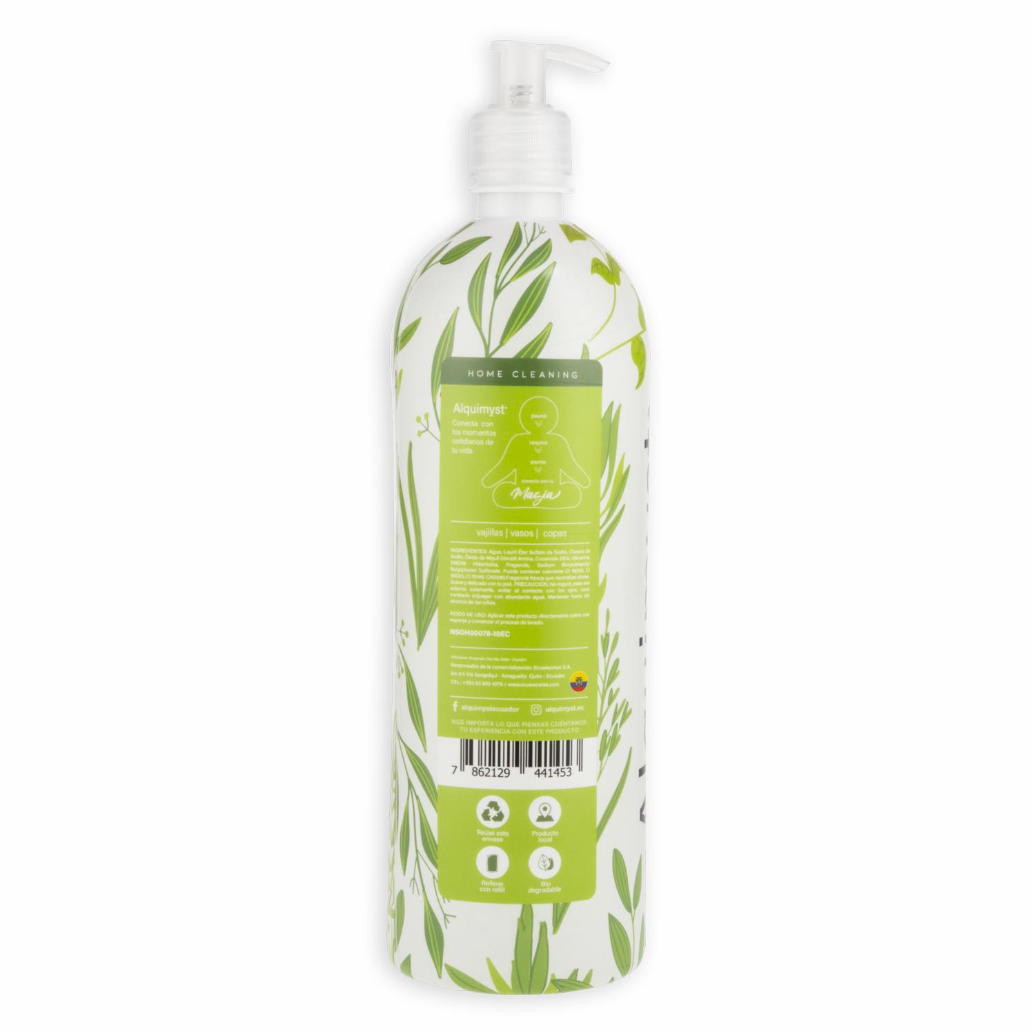 Lavavajillas Líquido Con Glicerina Vegetal ALQUIMYST 1000 Ml