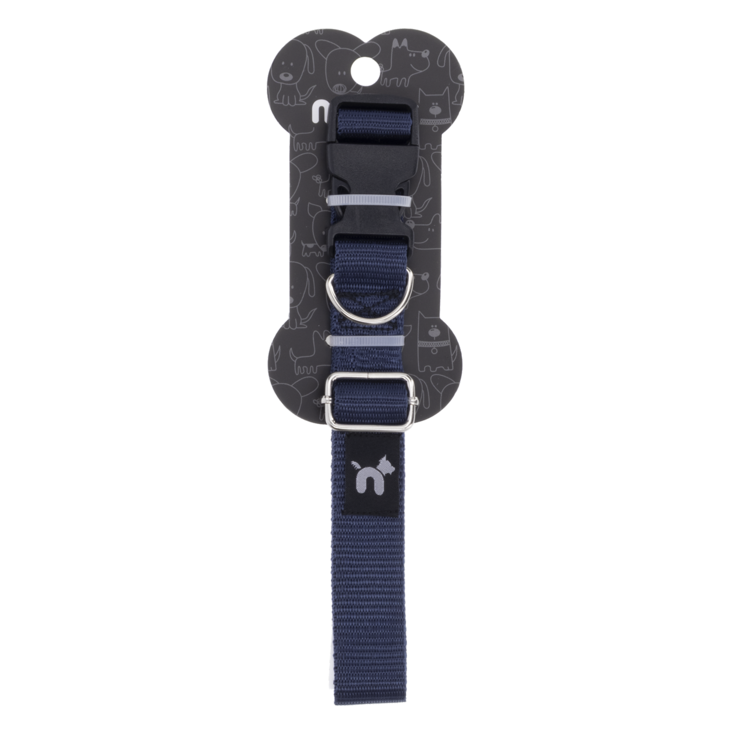 Collar Para Perro Diseño Esenciales Azul NENUU Talla Extra Grande
