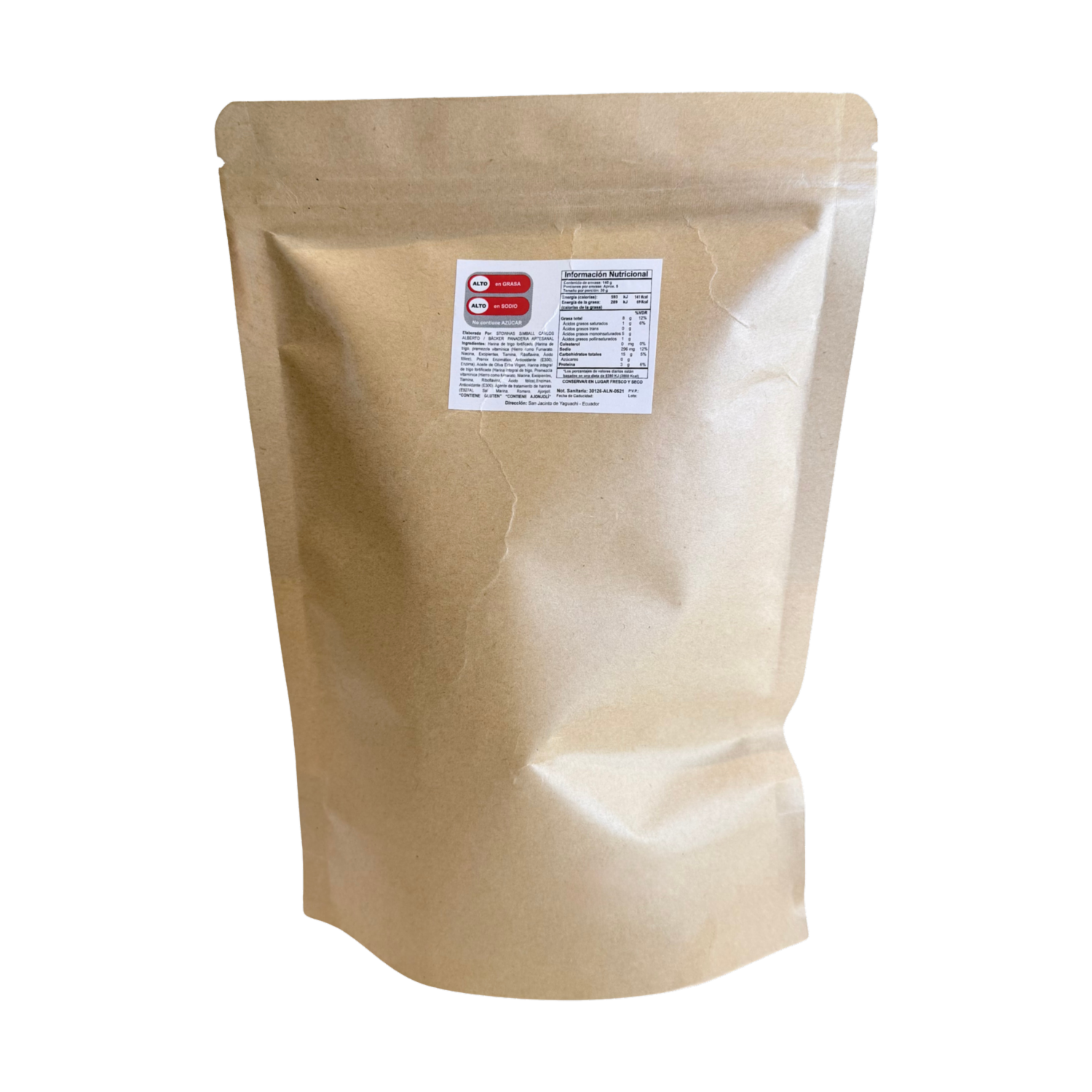 Crackers De Masa Madre Sabor Romero BÄCKER PANADERÍA ARTESANAL 140 G