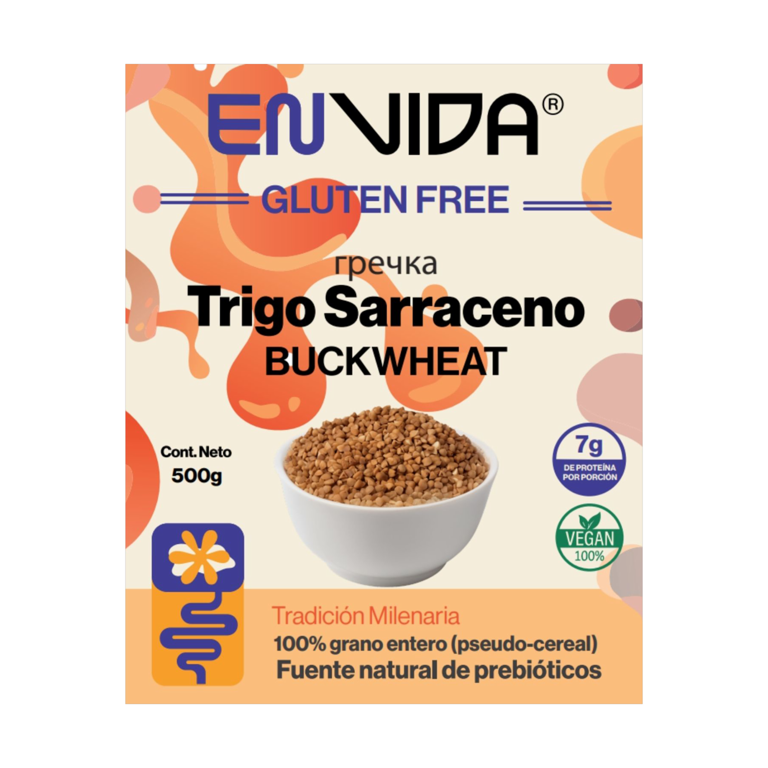 Trigo Sarraceno Gluten Free EN VIDA 500 G