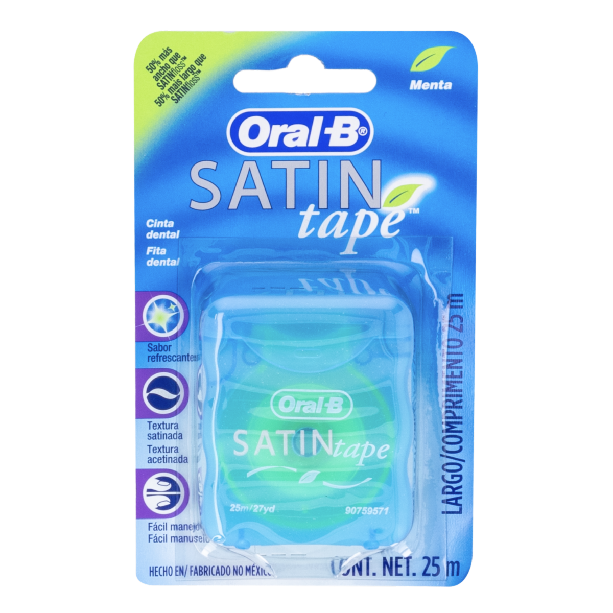 Hilo Dental Satin Tape Menta ORAL-B 25 M