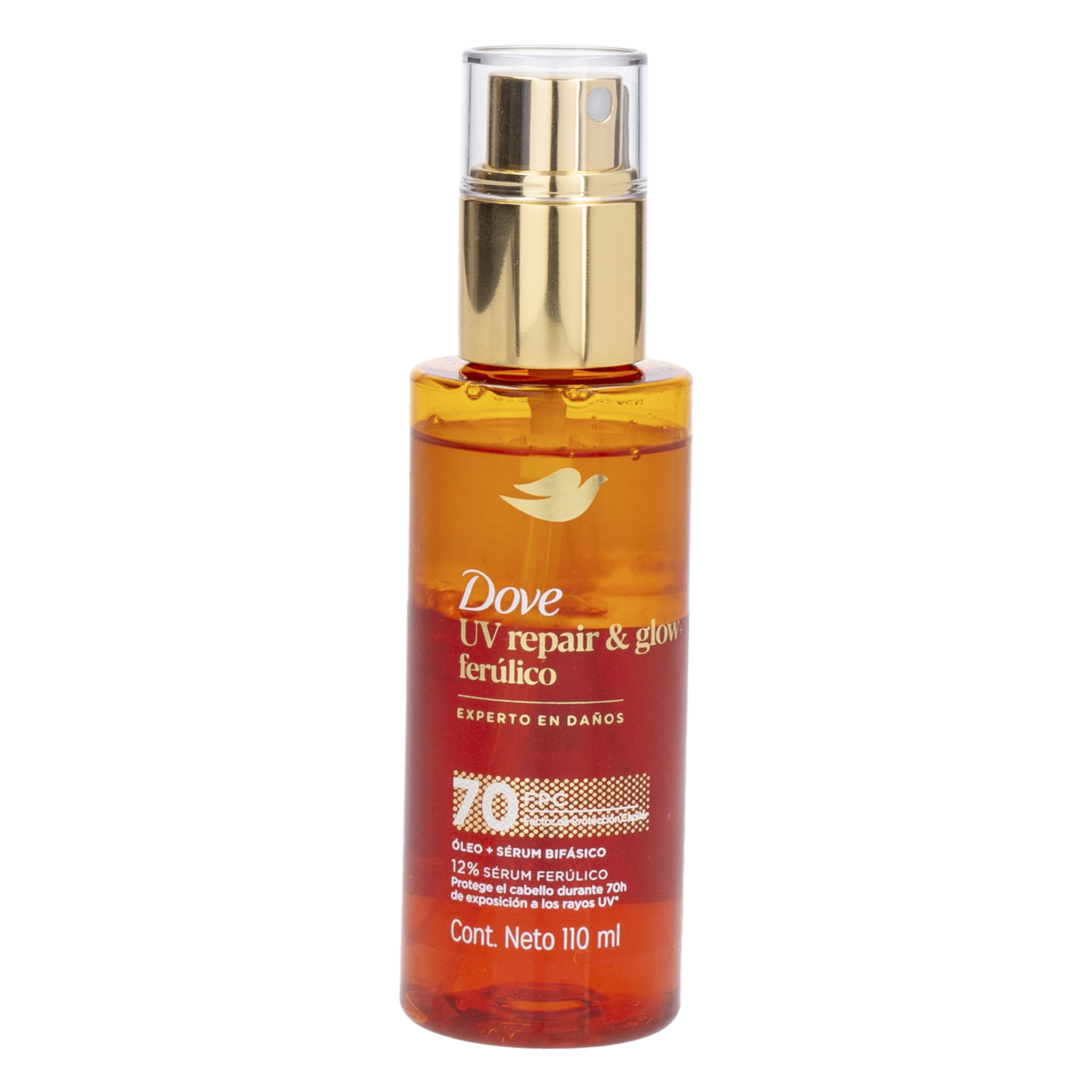 Óleo Capilar Uv Repair & Glow + Ferúlico DOVE 110 Ml