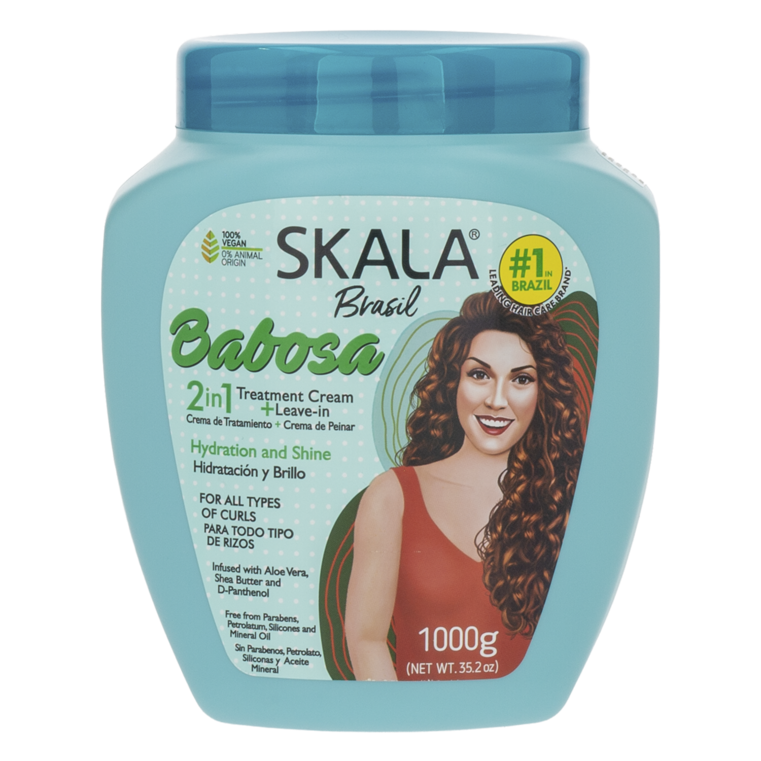 Tratamiento Capilar Para Cabello Rizado Babosa SKALA BRASIL 1000 G