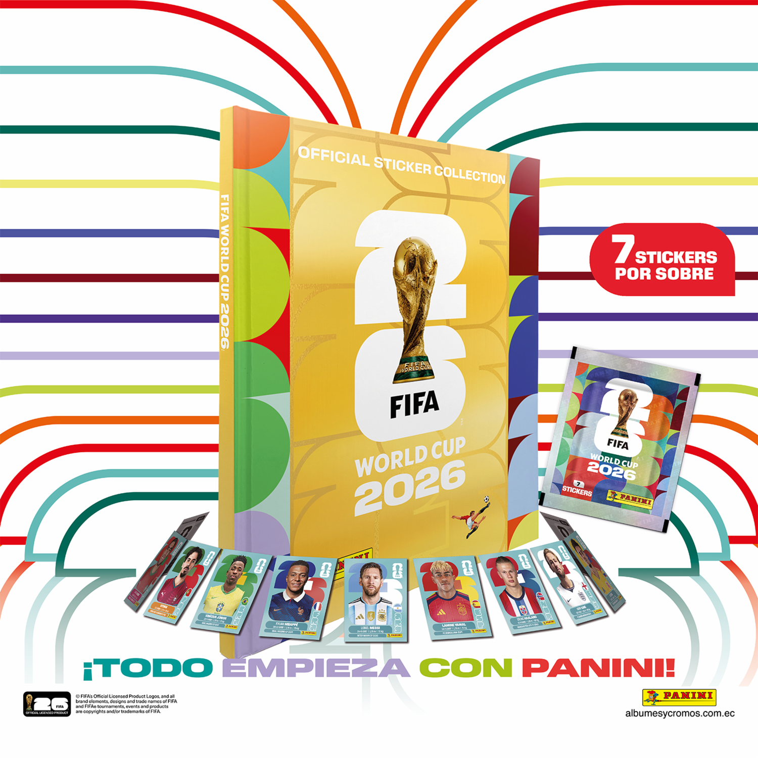 Álbum Colección Mundial 2026 Gold PANINI Unidad