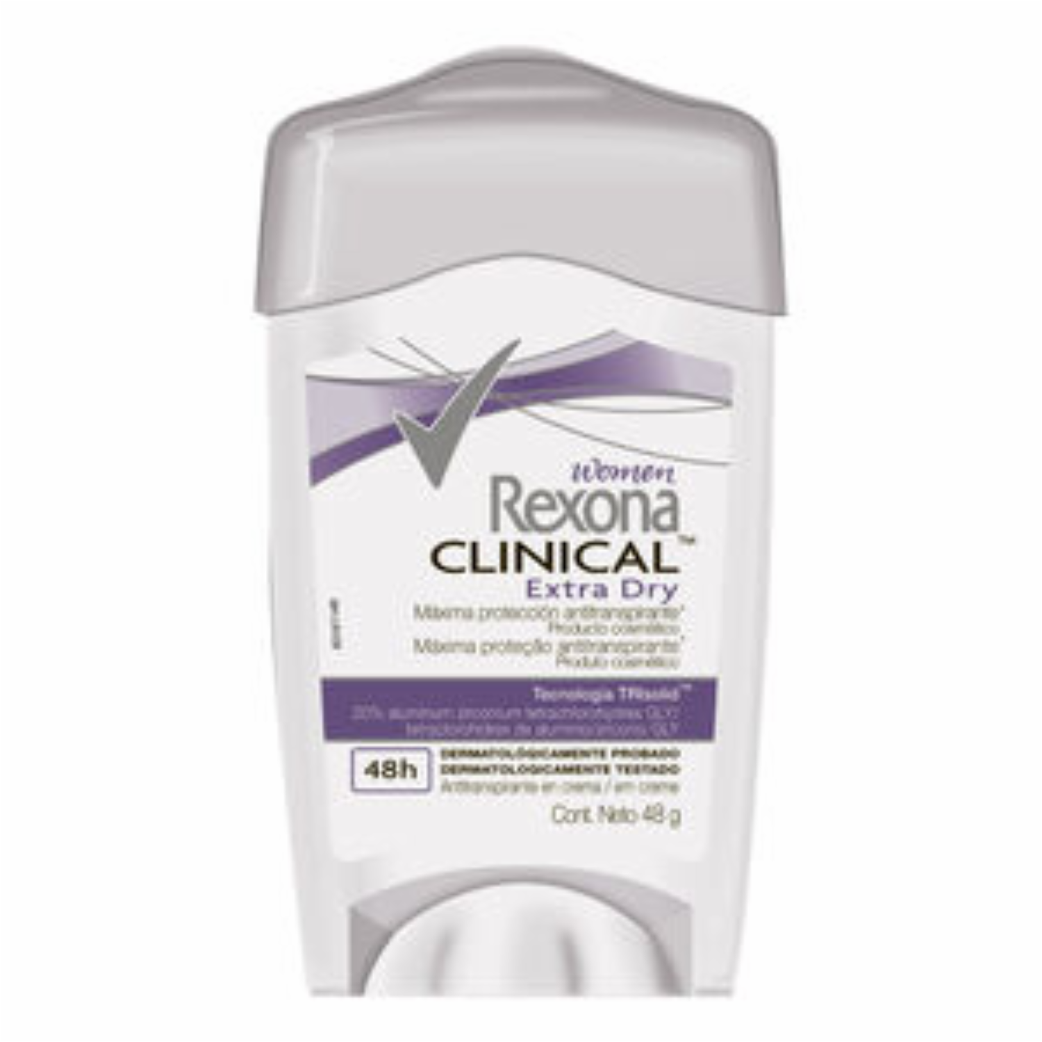 Desodorante En Barra Clinical Women Extra Dry REXONA 48 Gr