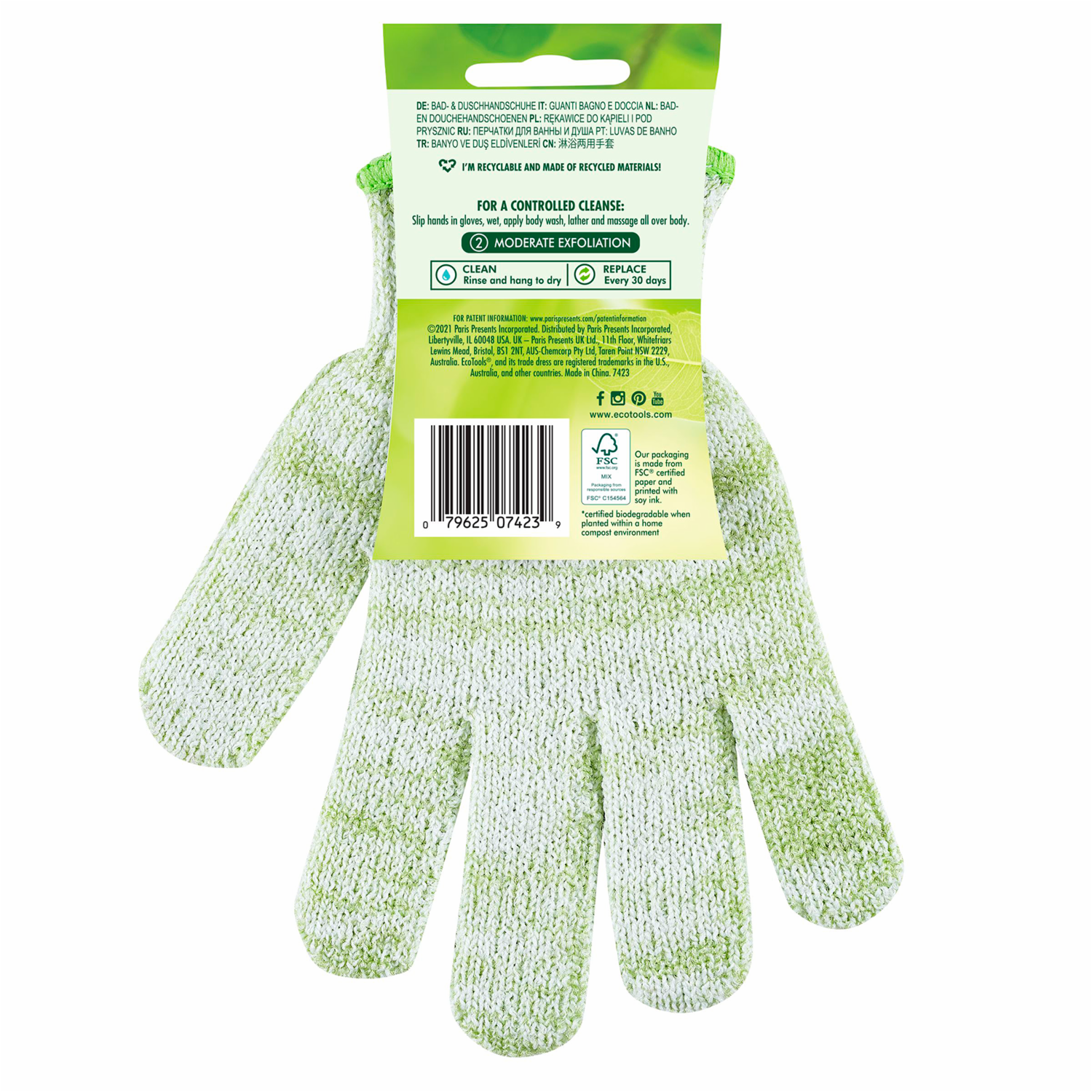 Guante Para Baño Exfoliante ECOTOOLS Unidad
