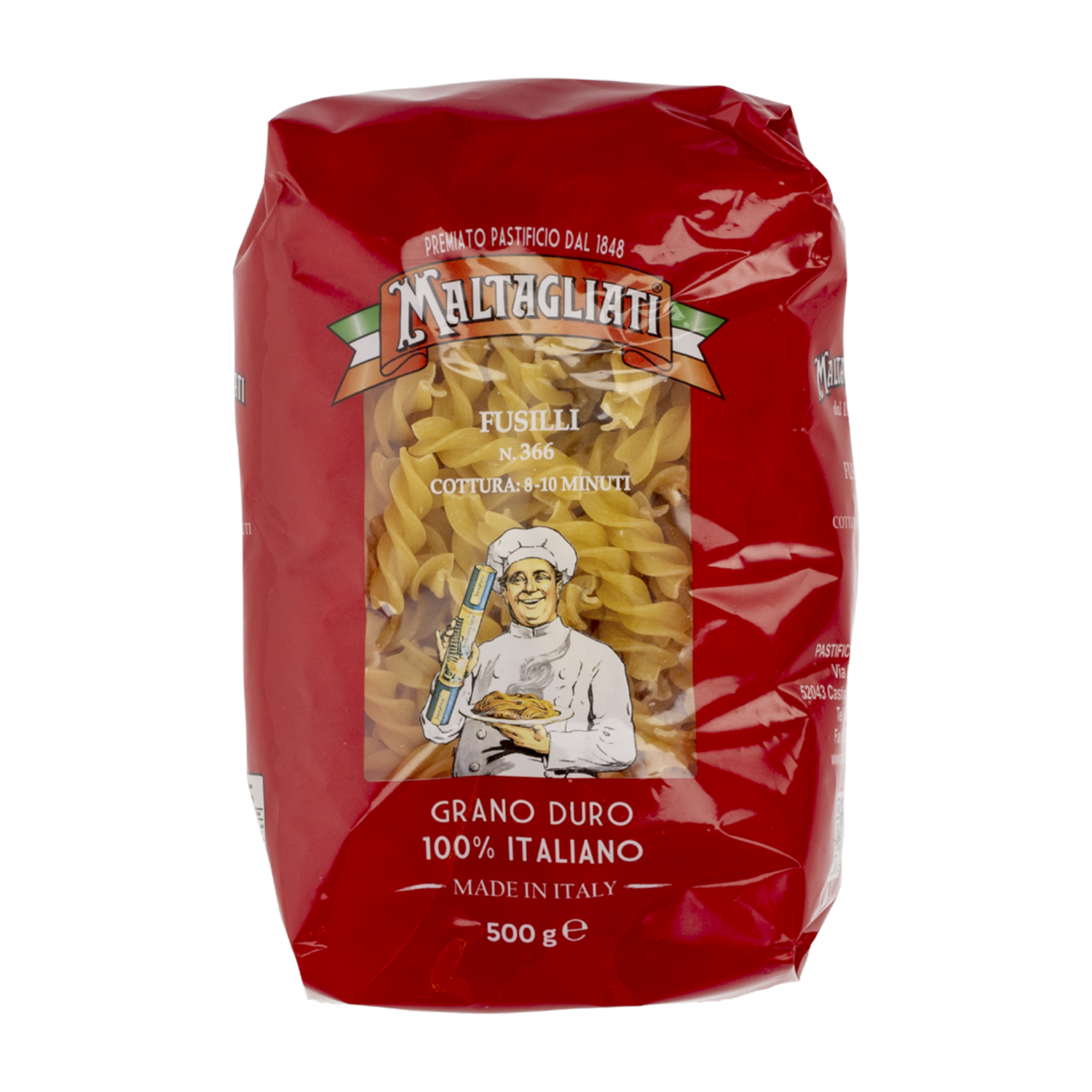 Fideos Fusilli MALTAGLIATI 500g