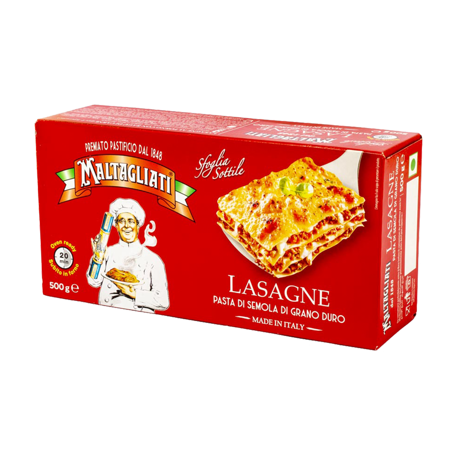 Lasaña Pasta MALTAGLIATI 500 g