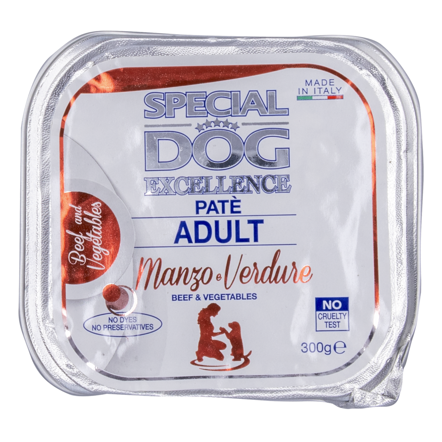Alimento Húmedo Para Perros Sabor A Manzana Beef Y Vegetales EXCELLENCE 30 G