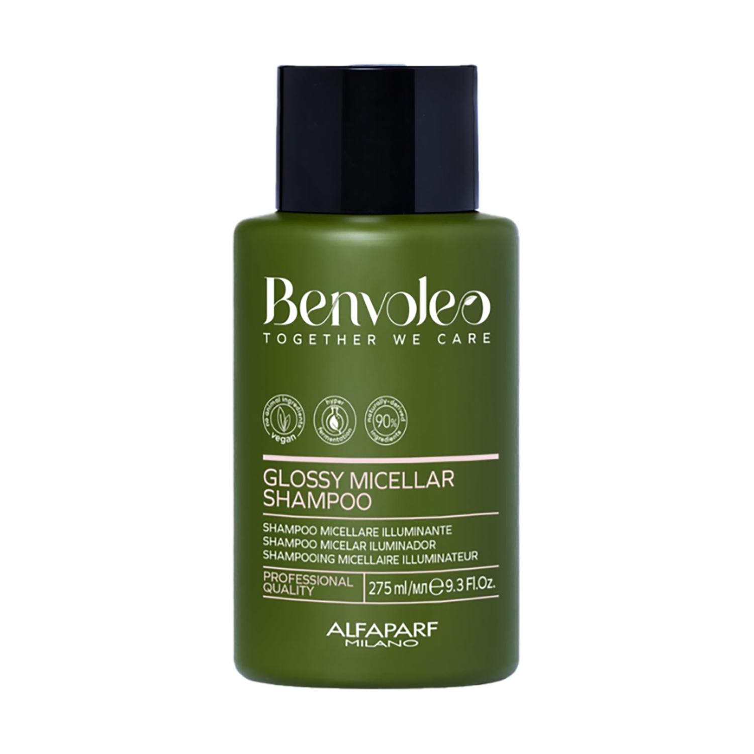 Shampoo De Cabello Iluminador Glossy Micellar BENVOLEO 275 Ml