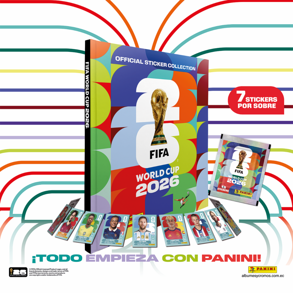 Álbum Tapa Dura Colección Fifa World Cup 2026 PANINI Unidad
