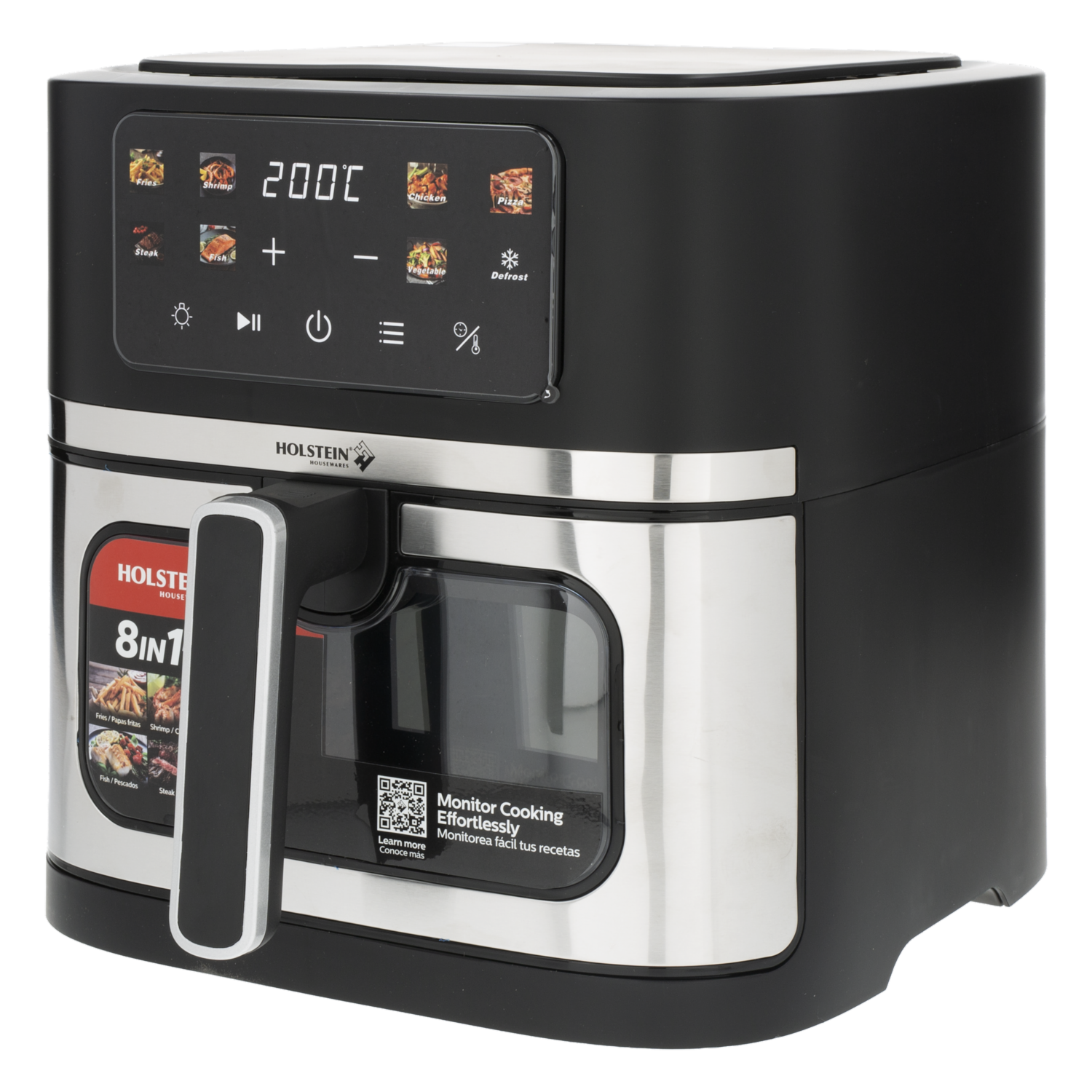 Air Fryer 8 En 1 HOLSTEIN 8 Litros