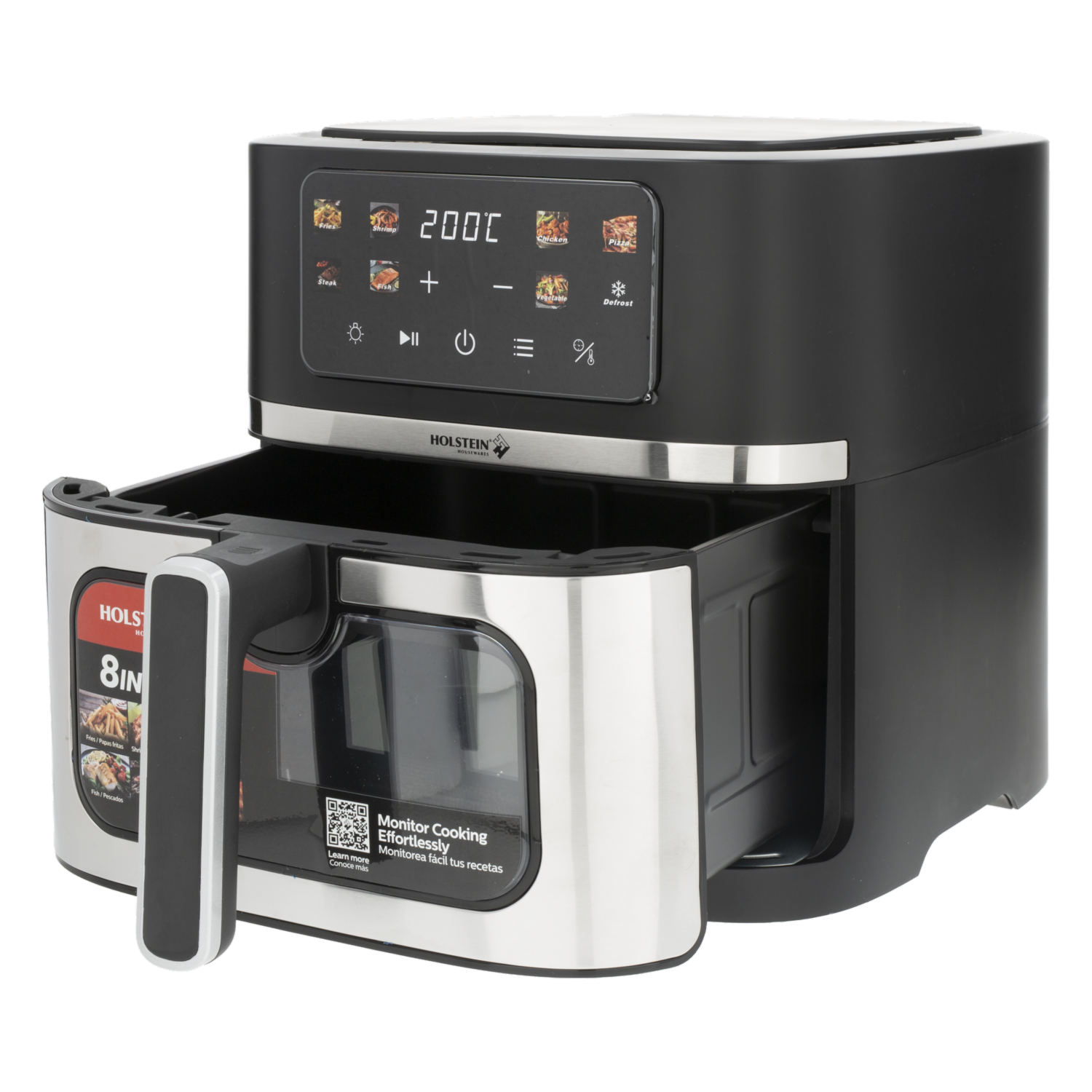 Air Fryer 8 En 1 HOLSTEIN 8 Litros