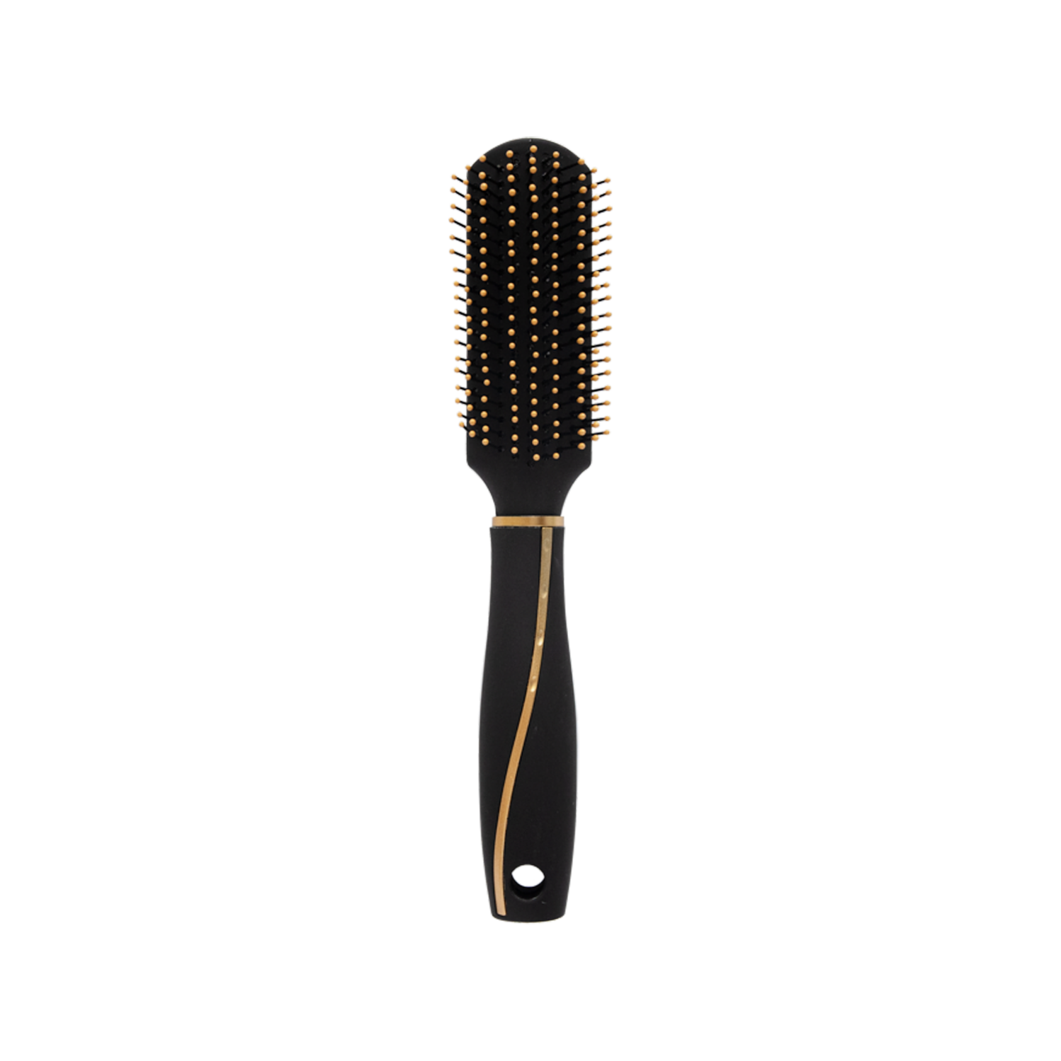 Cepillo De Cabello Rectangular Negro/Dorado HAIR WITH FLAIR Unidad