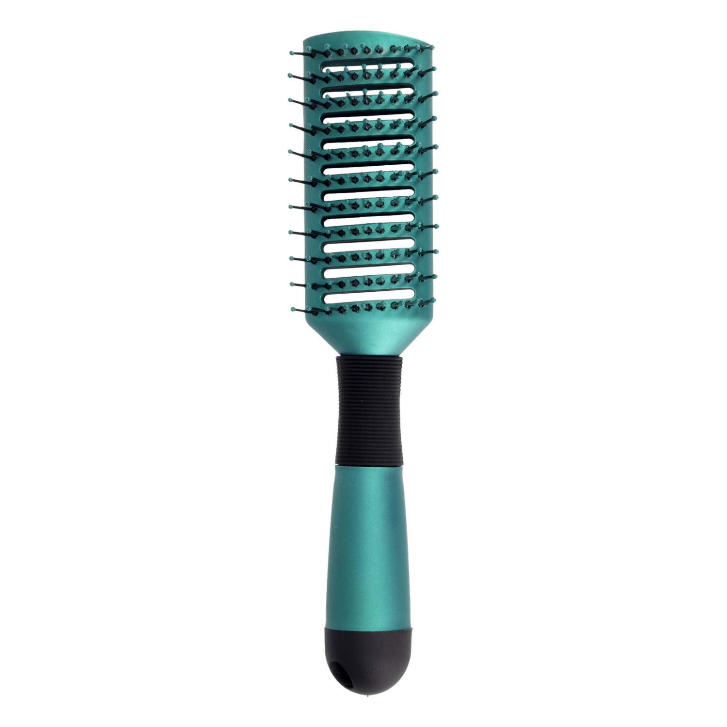 Cepillo De Cabello Cilíndrico Negro/Verde Medio JOIA Unidad
