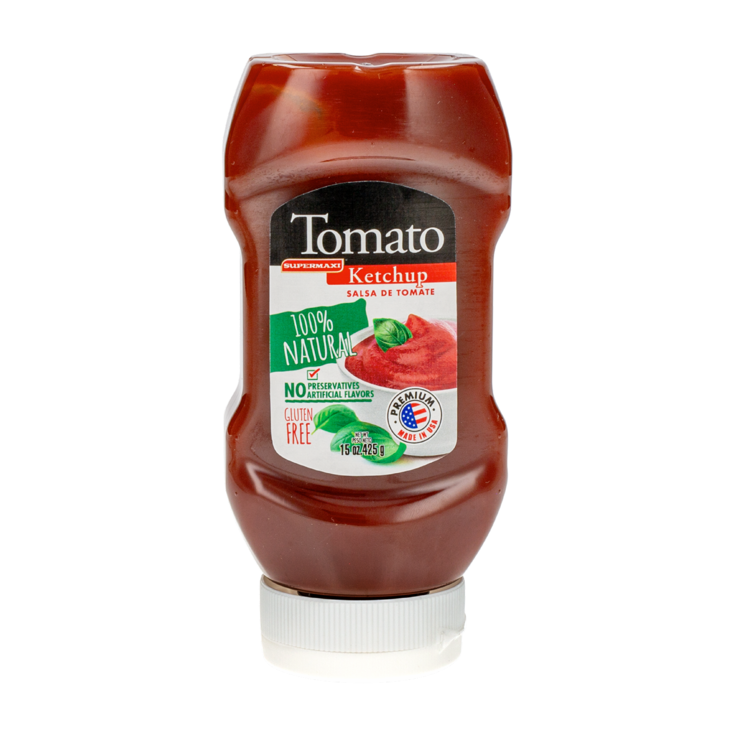 Salsa De Tomate Premium – Libre de Gluten SUPERMAXI 425 G